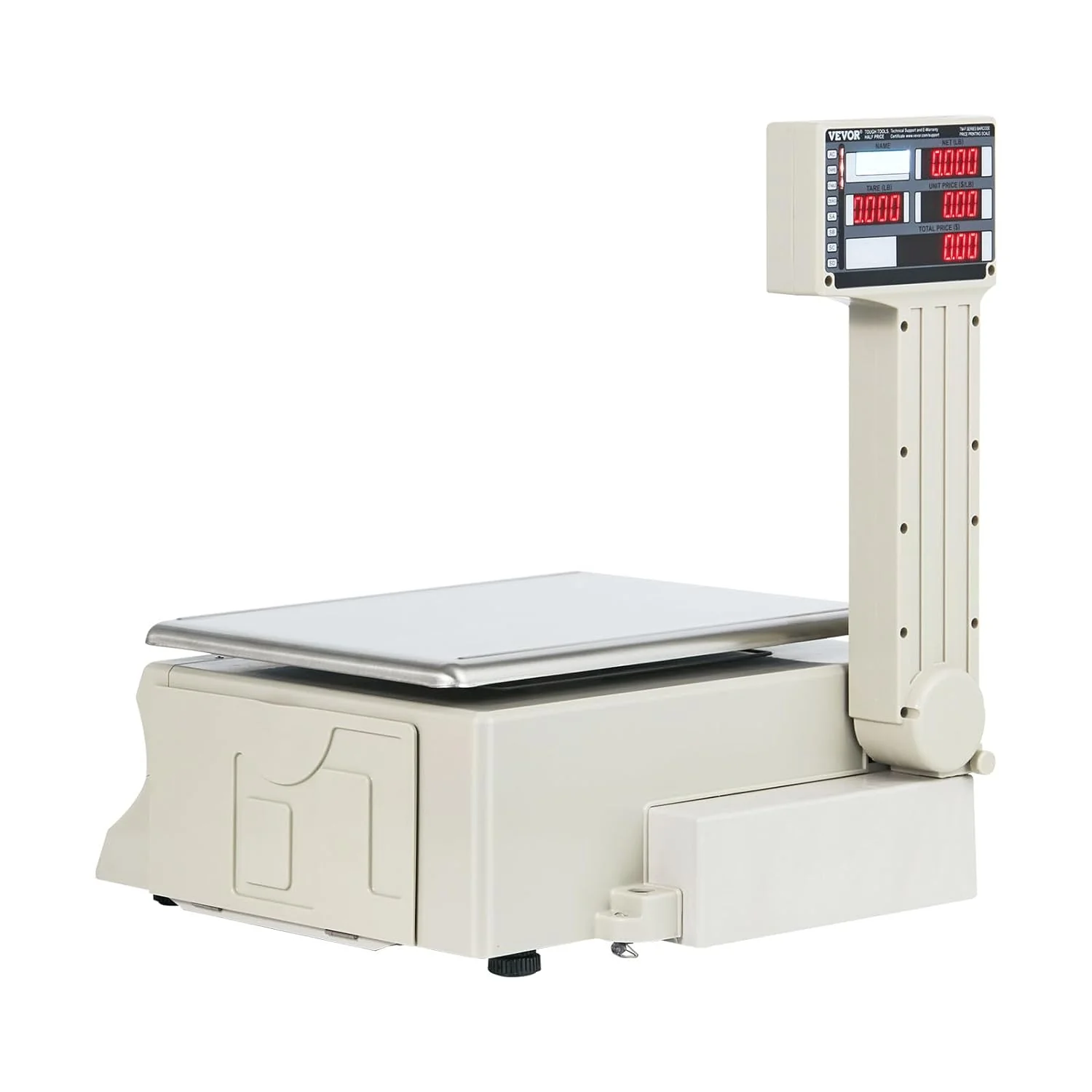 Electronic Price Computing Scale, 66 LB Digital Deli Weight Scales, LED Digital Commercial Food Fruit Meat Produce Counting Weight, for Retail Outlet Store, Kitchen, Restaurant Market, Farmer