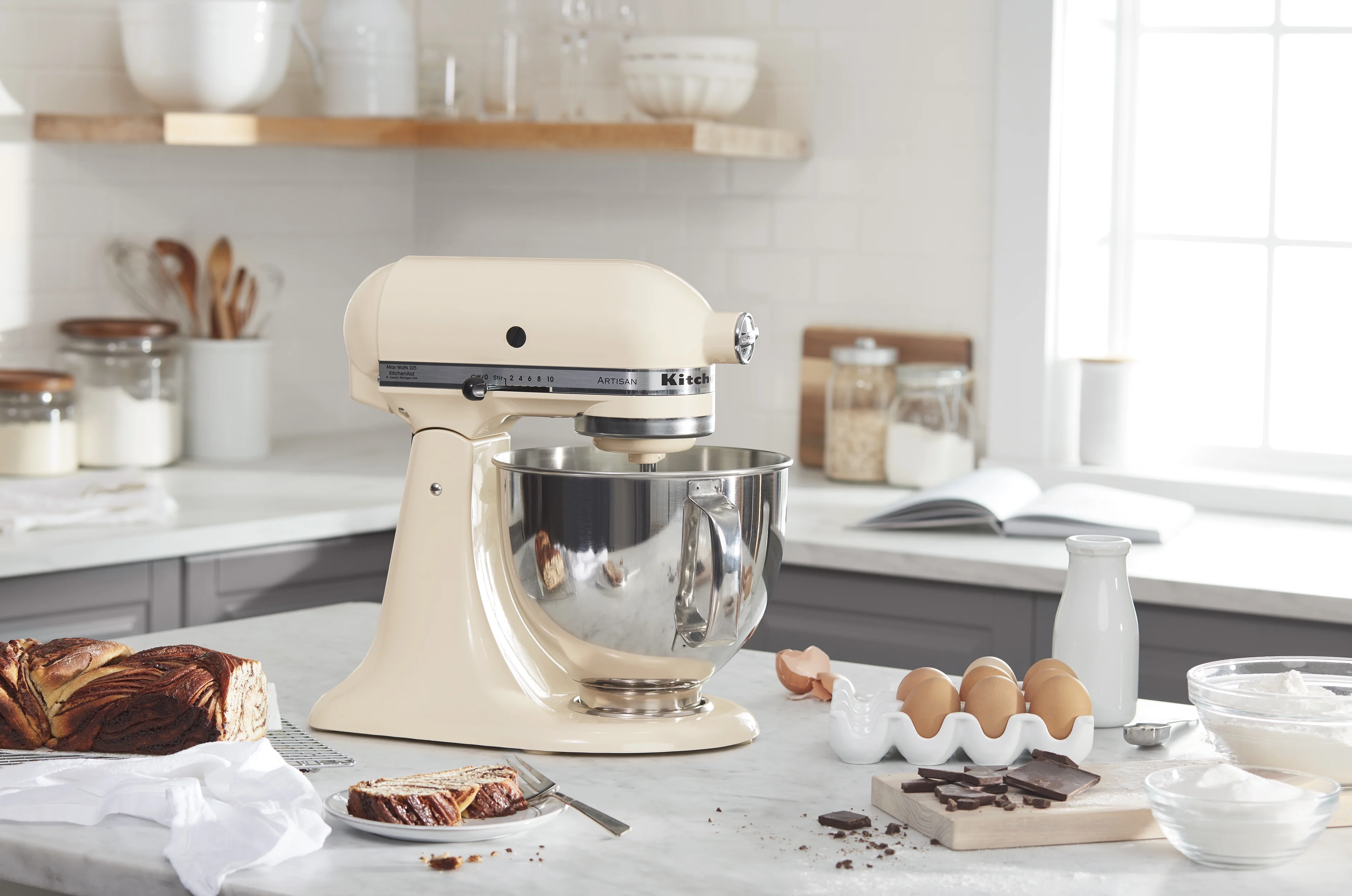 KitchenAid Artisan Series 5-Quart Tilt-Head Stand Mixer, Wildflower, KSM156CXWF - Image 20