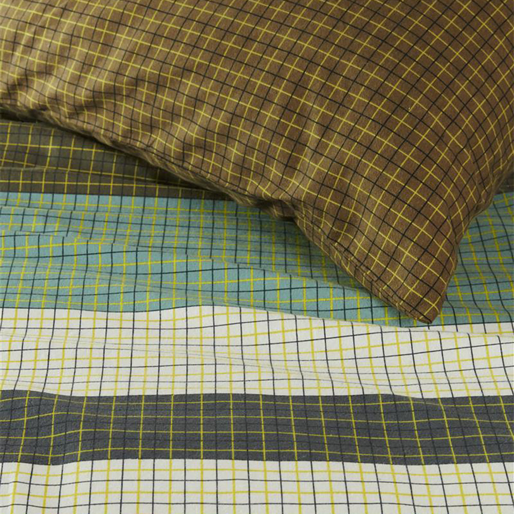 Beddinghouse Juno Dekbedovertrek 240 x 200/220 cm - Groen