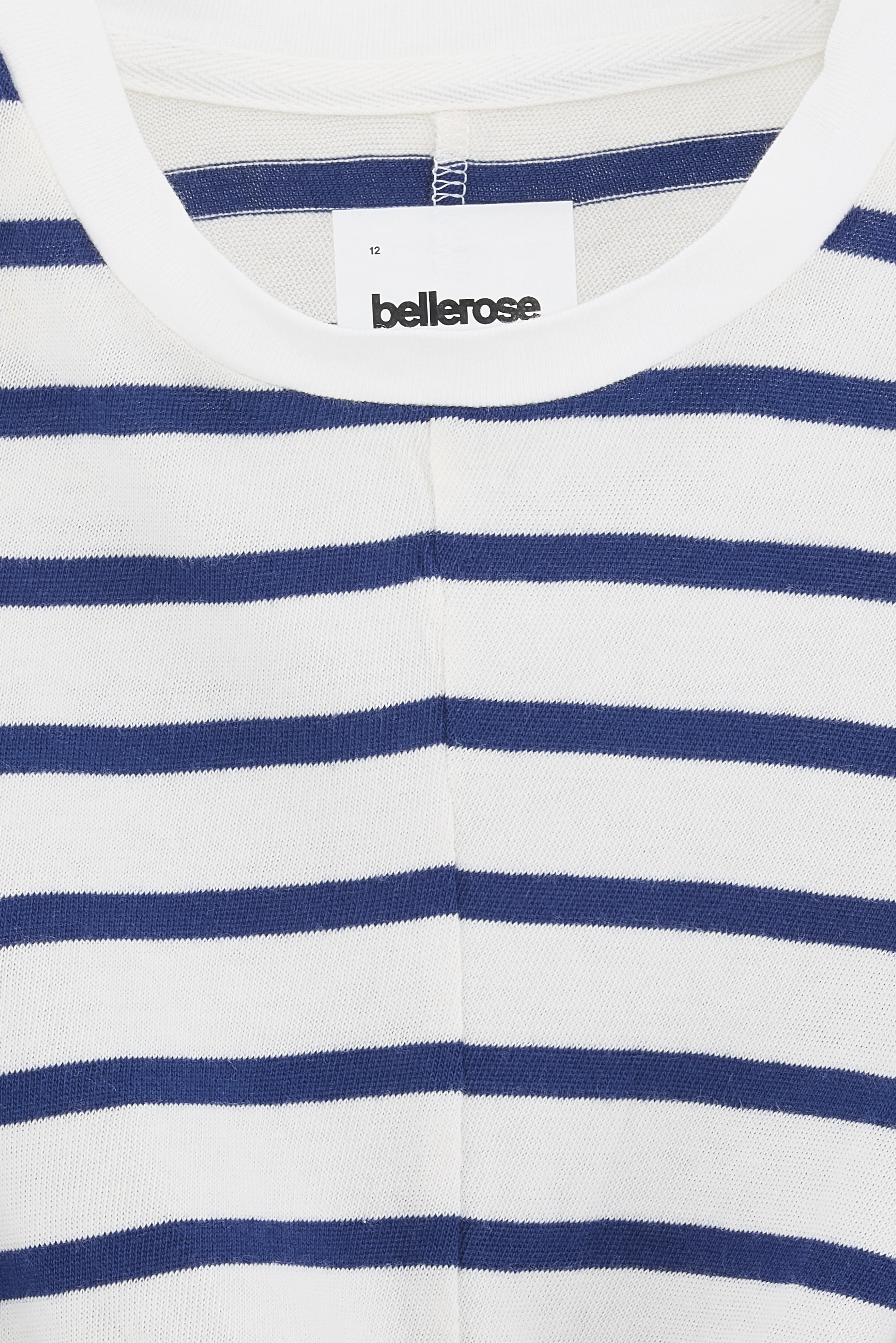 Bellerose Crissy cross-front t-shirt (261 / G / STRIPE E)