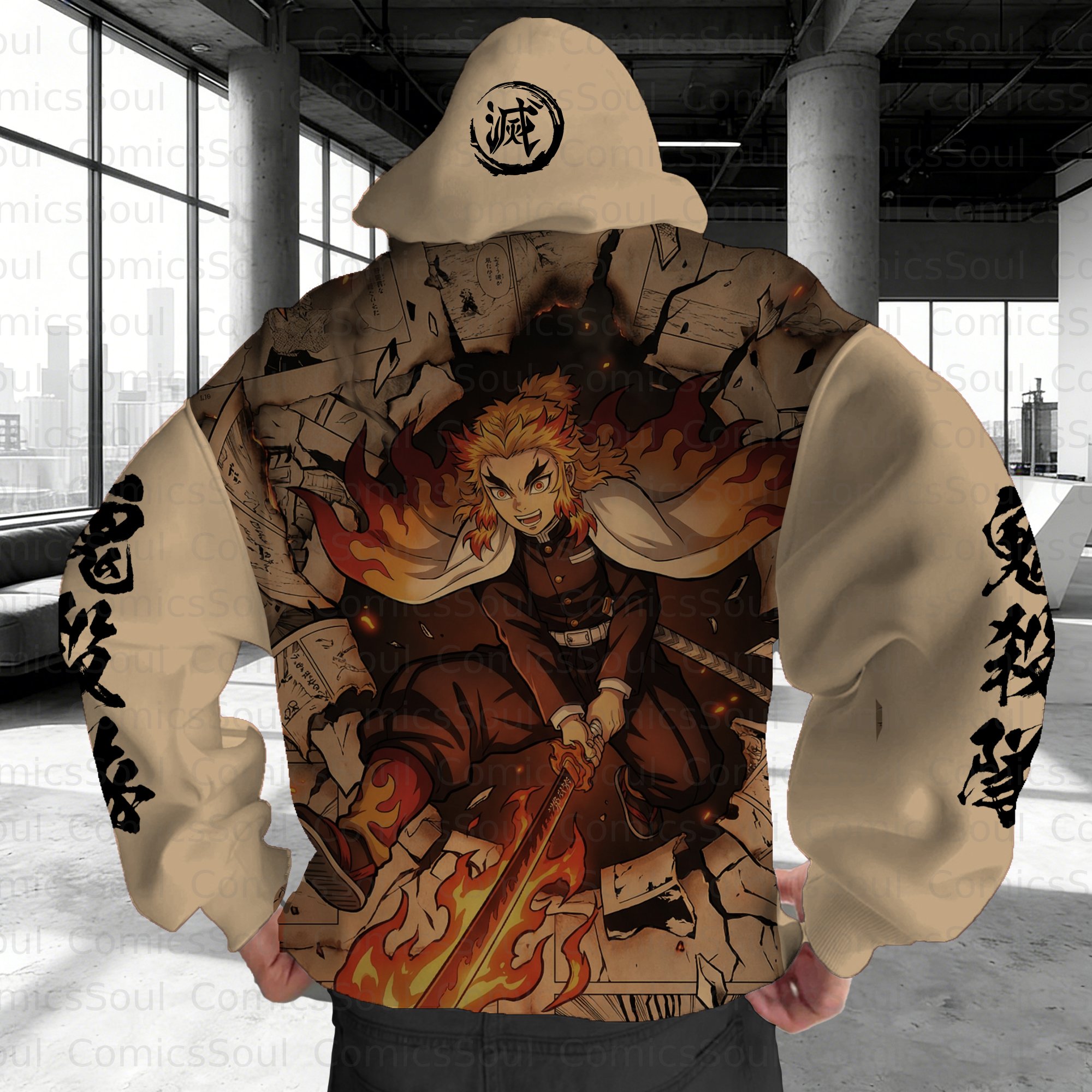 Unisex Graphic Streetwear Vintage Plush  Hoodie