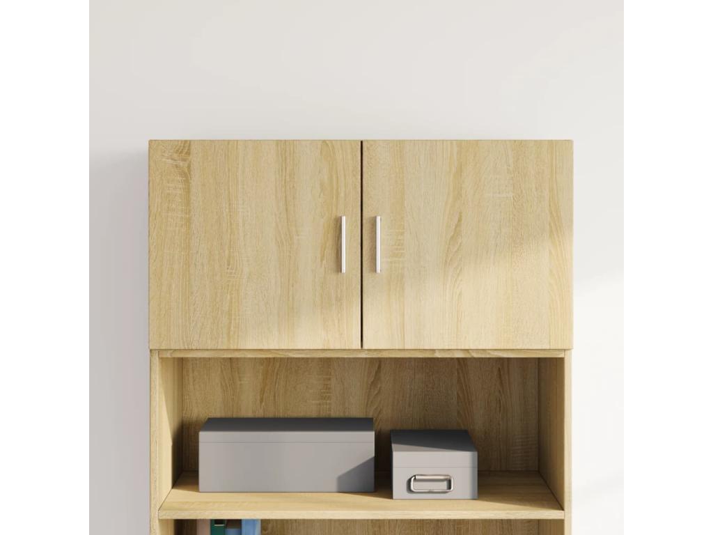 Armario de pared madera ingeniería roble Homelyvo 80x42 - 5x40 cm