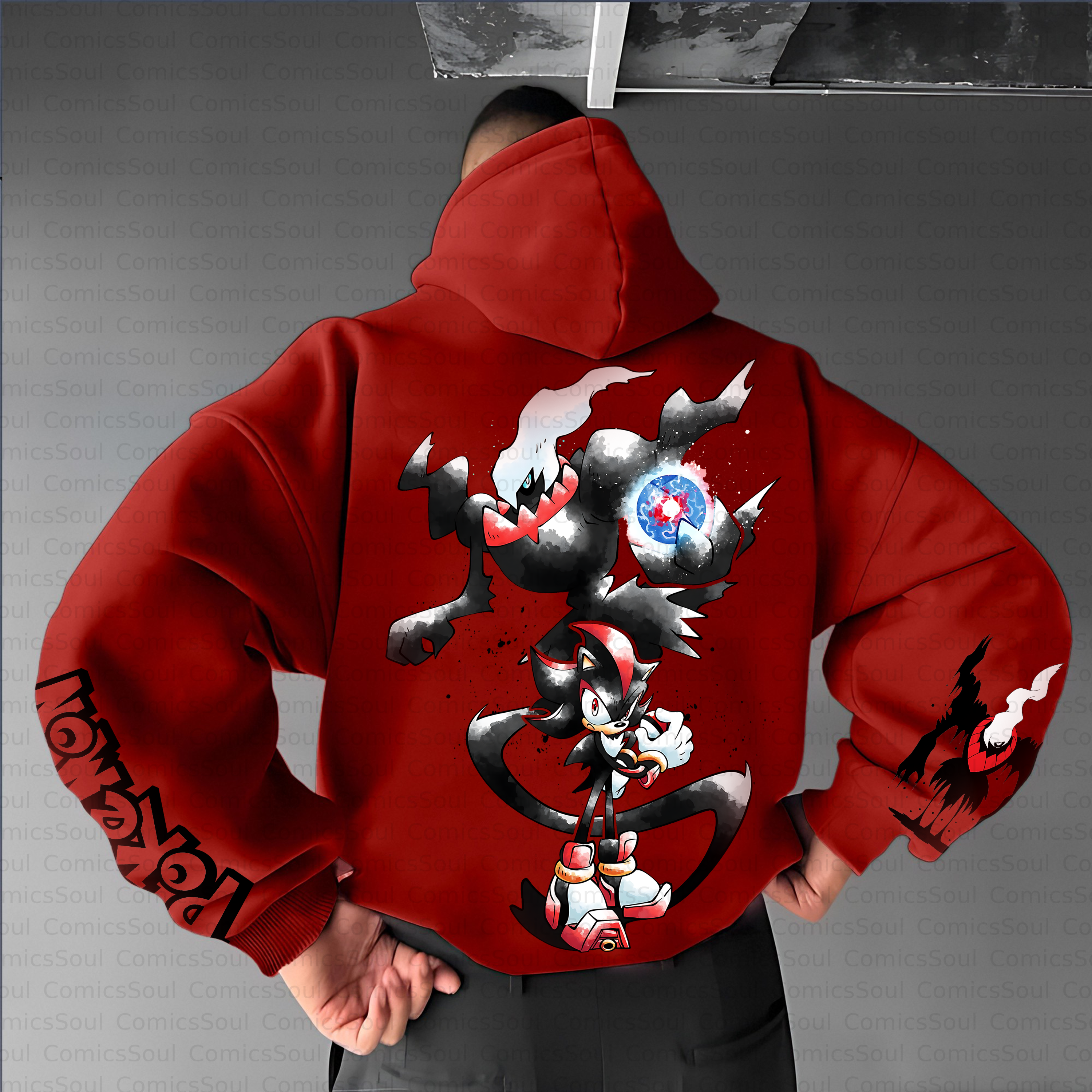Unisex Anime Inspired Vintage Plush Hoodie