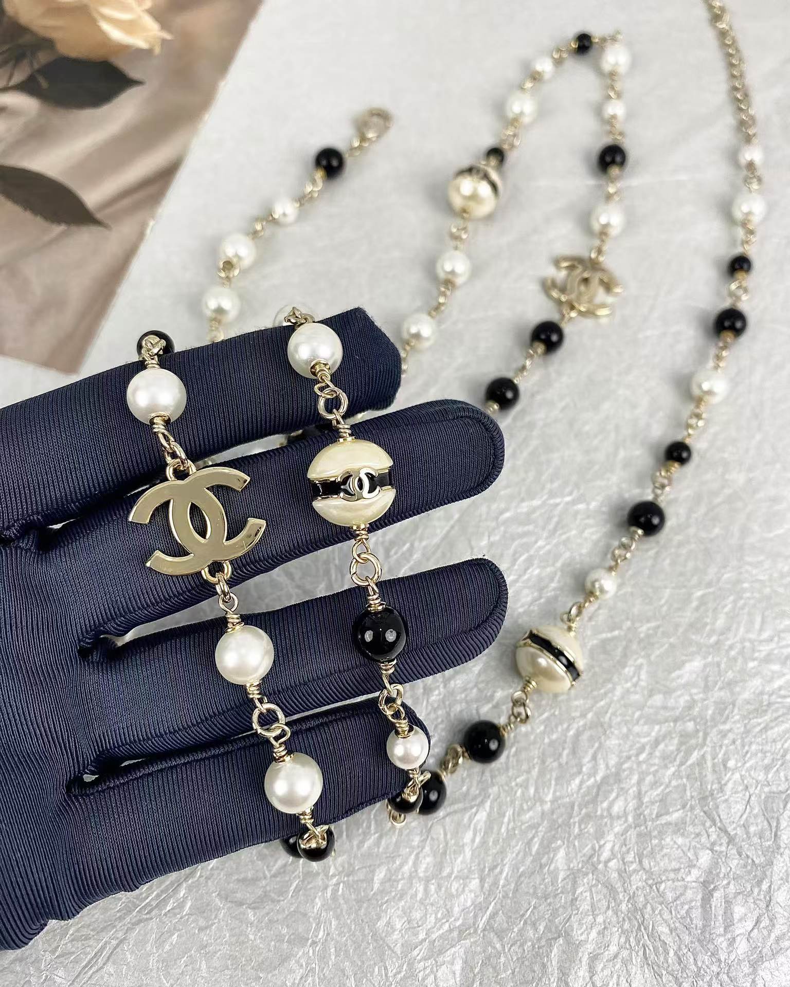 Chanel Long Sweater Necklace - Original Replica Club