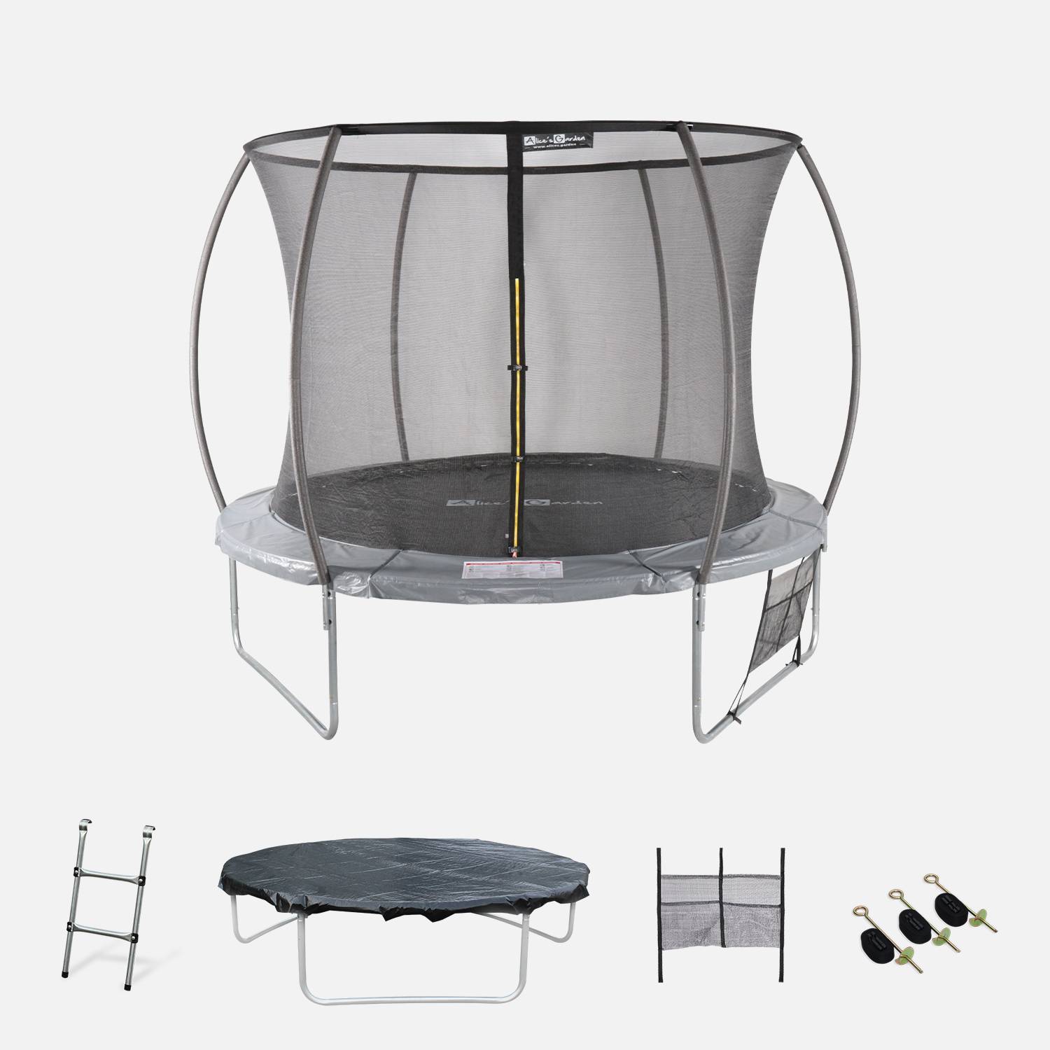Mars Inner XXL - Cama elástica red interior con pack de accesorios, 305cm