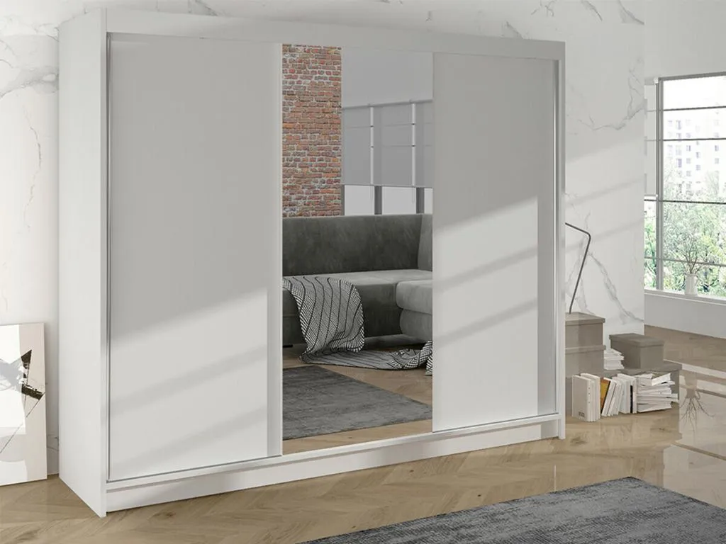 Armario Decounico 159 Blanco 215x200x58cm Puertas de armario - Correderas