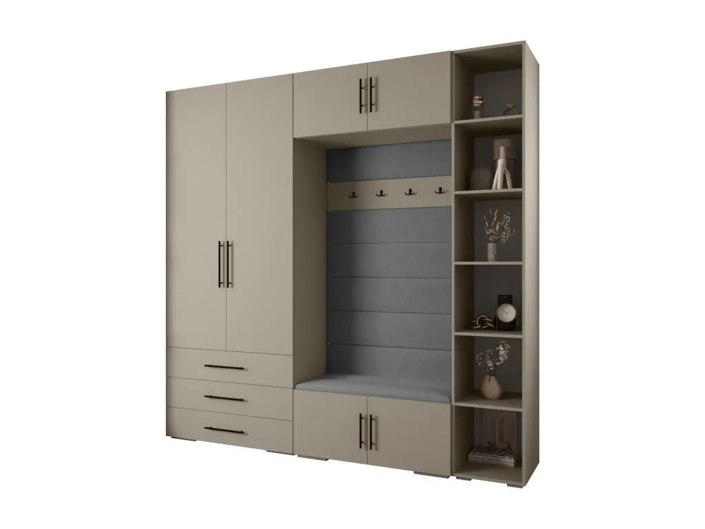 Boverdeco 3 armario con puertas batientes 236.7/240/47