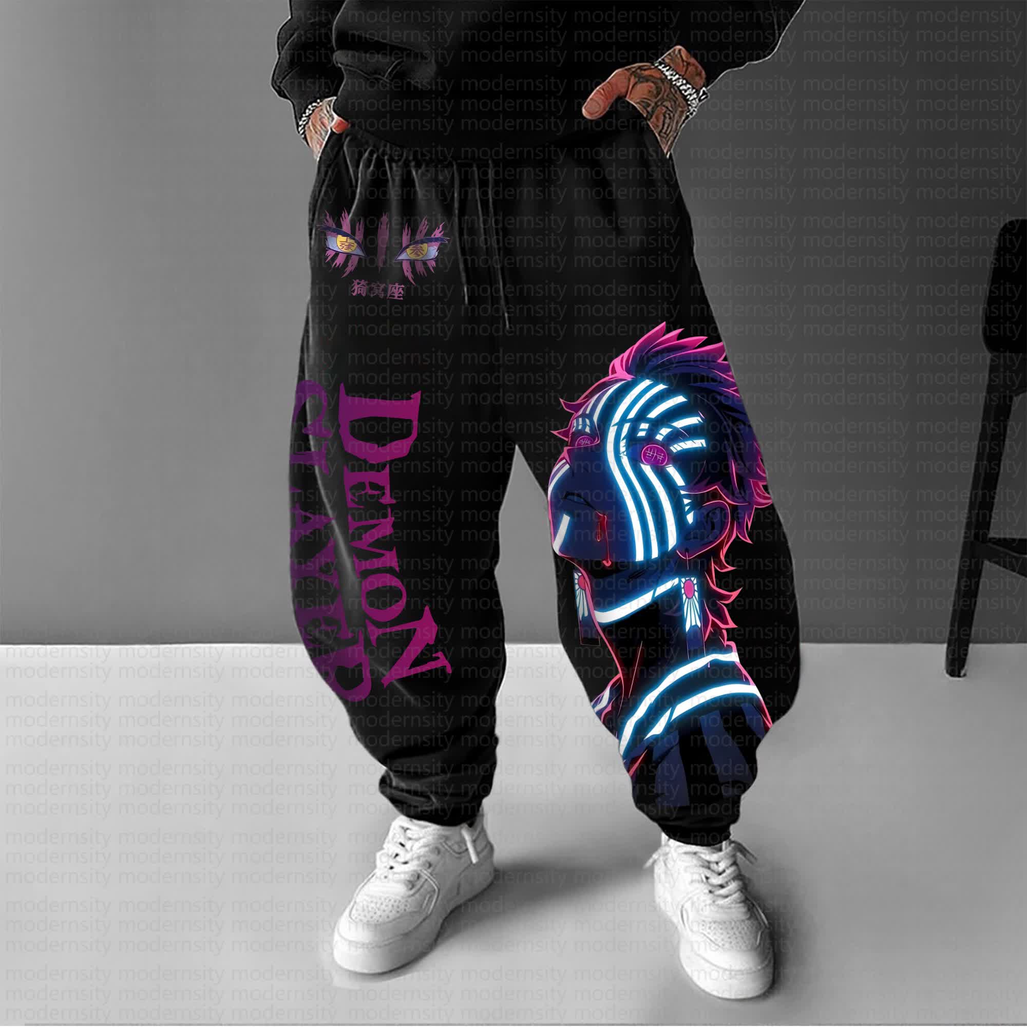 Unisex Anime Inspired Vintage Pants丨Comicssoul