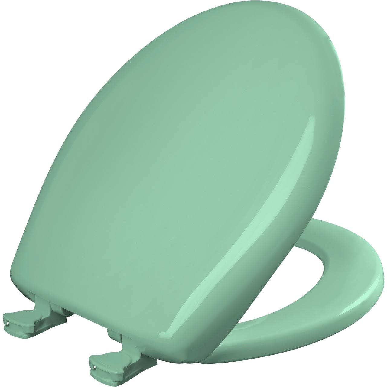 Bemis 200slowt 165 Round Closed Front Toilet Seat Ming Green(Ming Green)