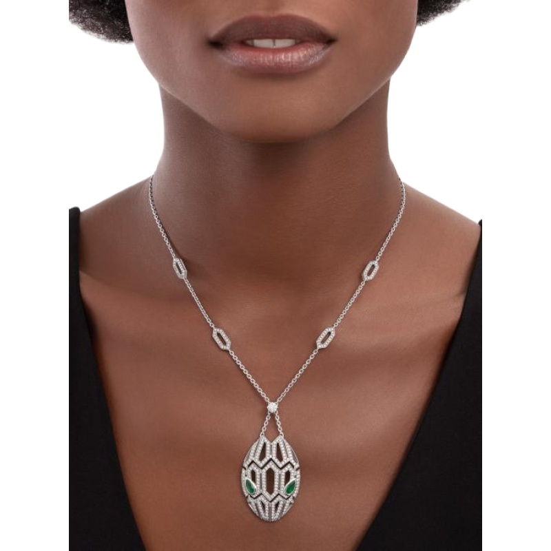Replicate Serpenti Seduttori gilded snake necklace(1:1 replica) - Original Replica Club