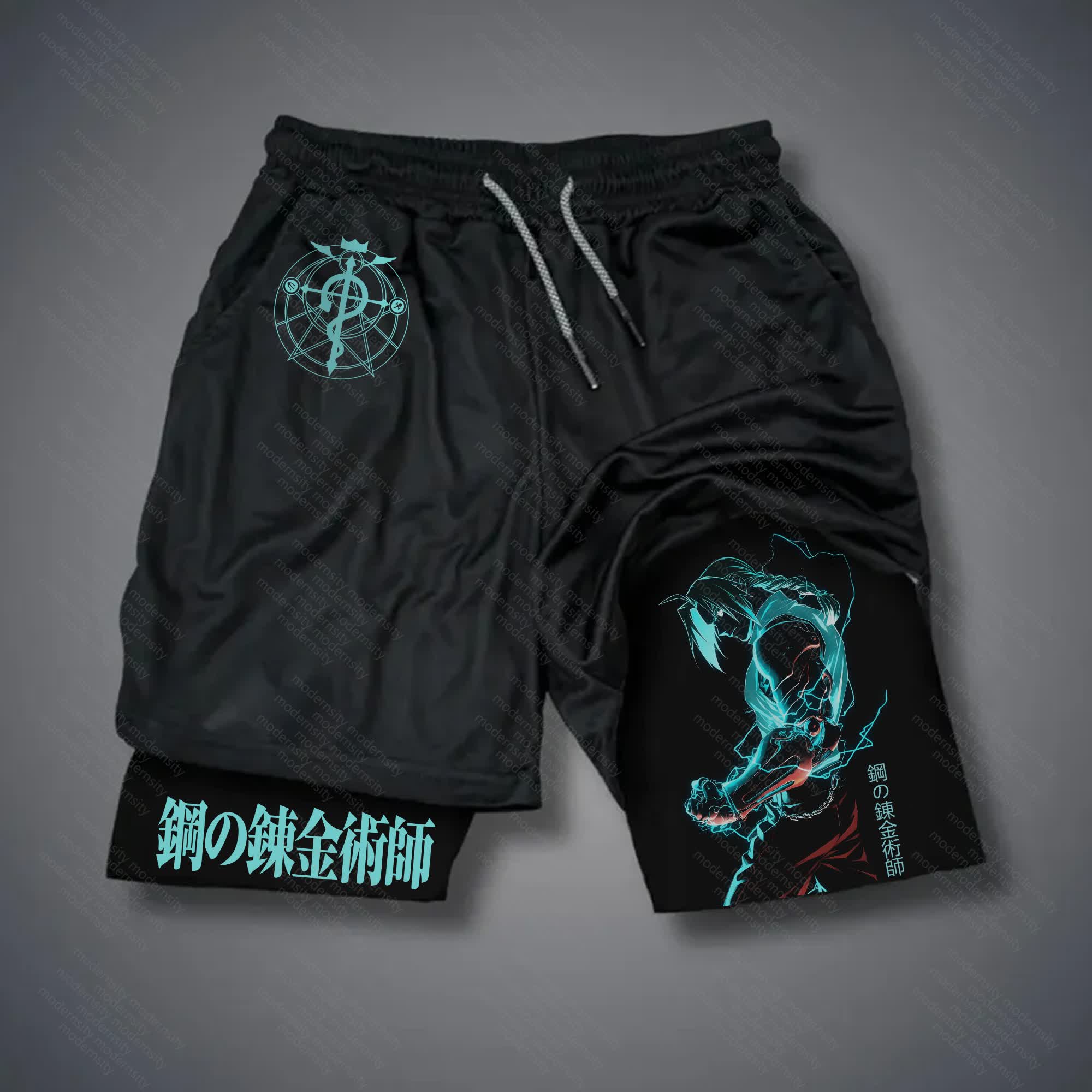 Unisex  “Comicssoul” Casual Anime Streetwear Shorts