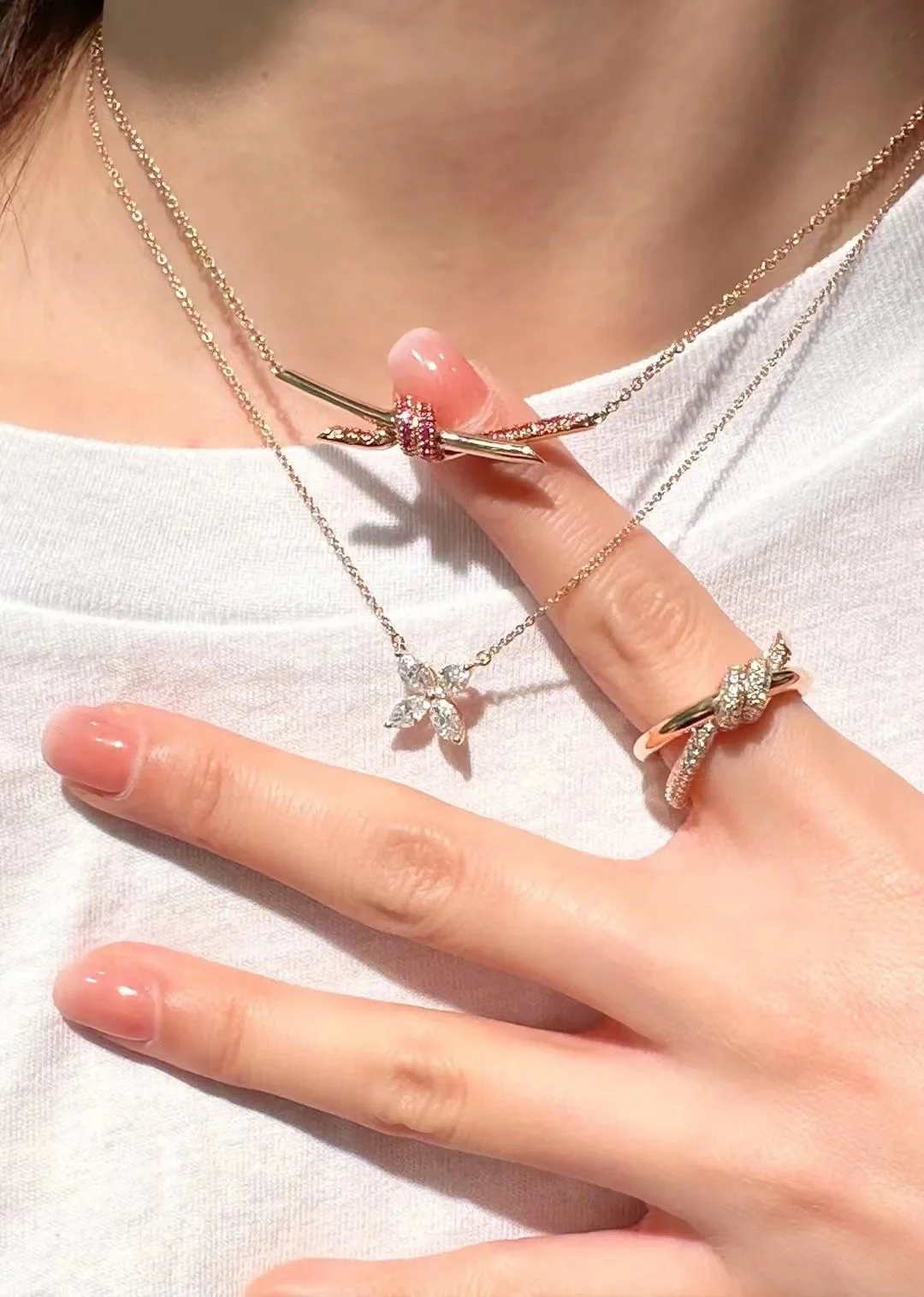 Tiffany Knot Pendant Necklace - Original Replica Club
