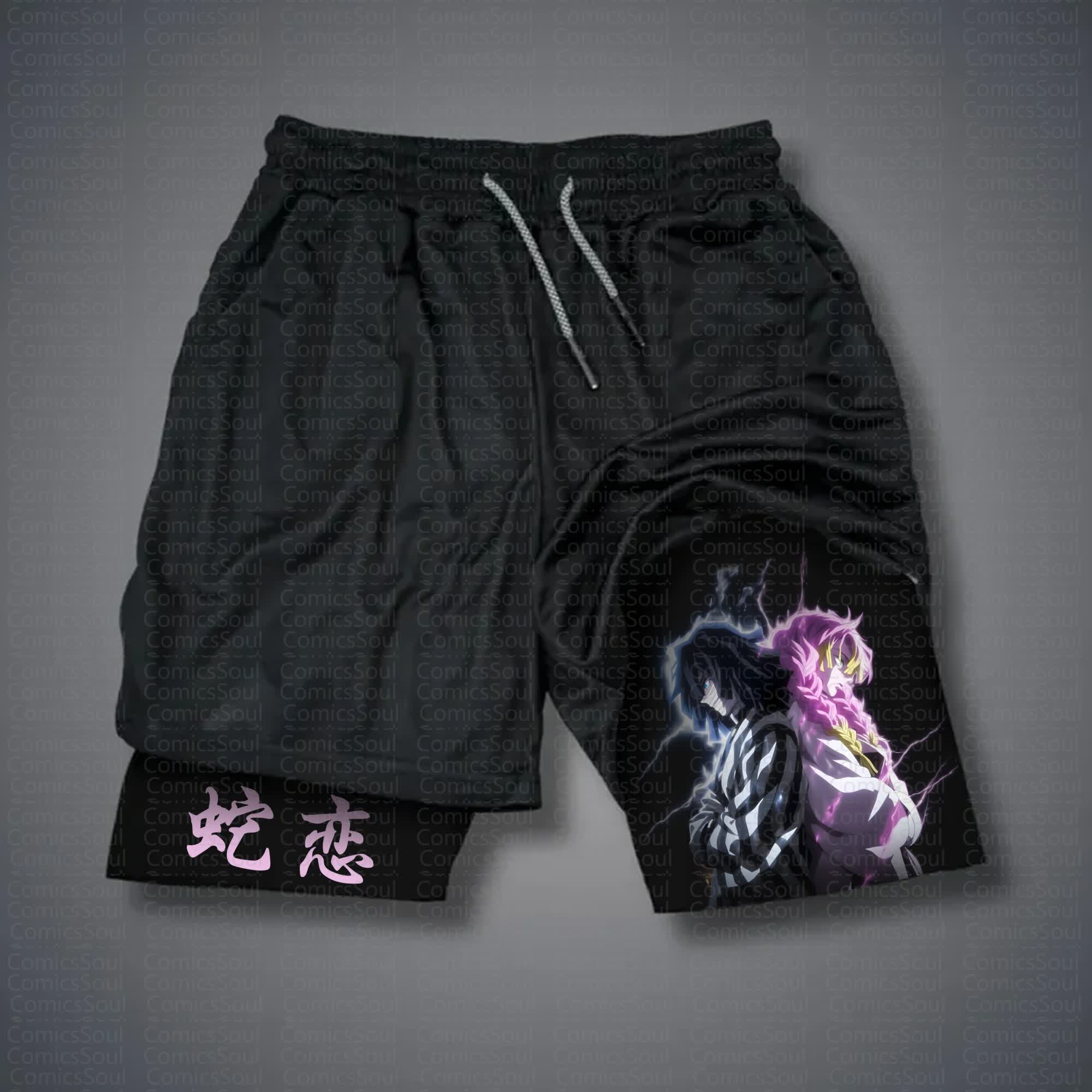 Unisex Casual Anime Streetwear Shorts 丨Comicssoul