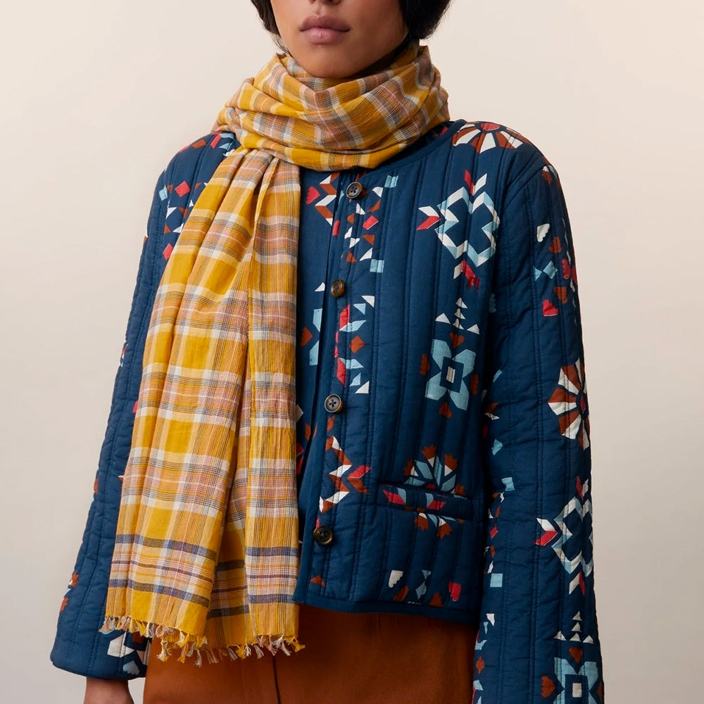 Moismont - Foulard n°722 - Jaune Holi
