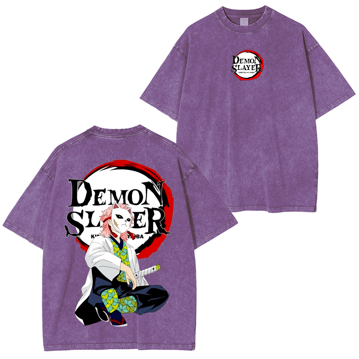 Unisex Anime Inspired Vintage Washed T-Shirt丨Comicssoul TeeThreads Sustain the Scene with Custom Apparel