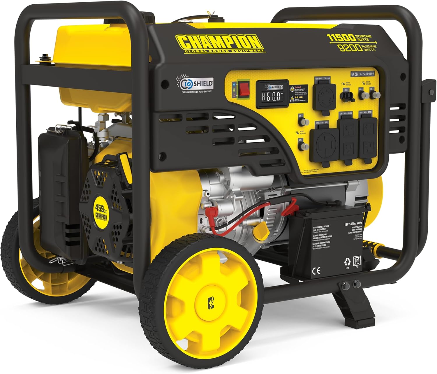 WAYFAIR Champion Power Equipment 11,500/9,200-Watt Electric Start Portable Generator With CO Shield