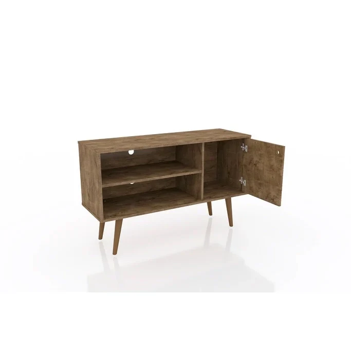 Mid-Century Modern Liberty Dual-Shelf TV Console