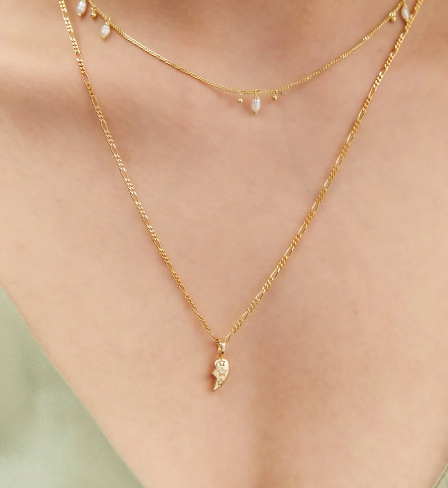 Piece of My Heart Set of 2 Charms 14K