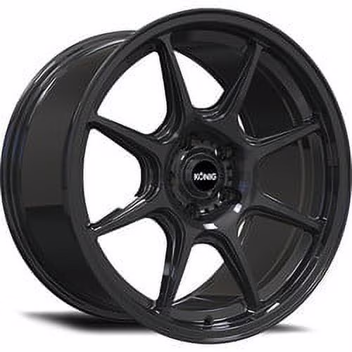 1 Konig 18x8.5 5X108 +43 102B Lockout Gloss Black Wheel Rim