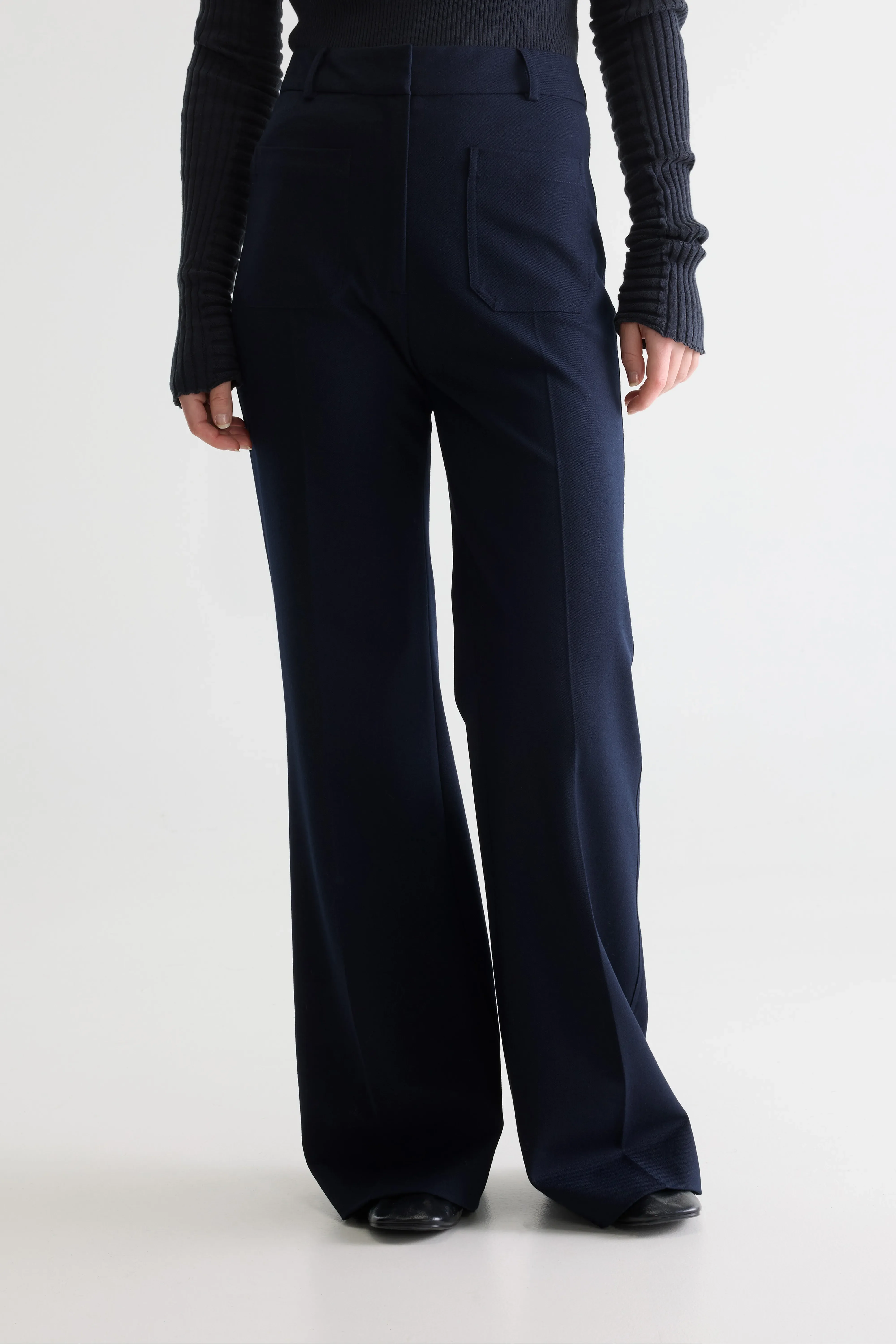 Bellerose Vinh slim trousers (261 / W / DARK NAVY)