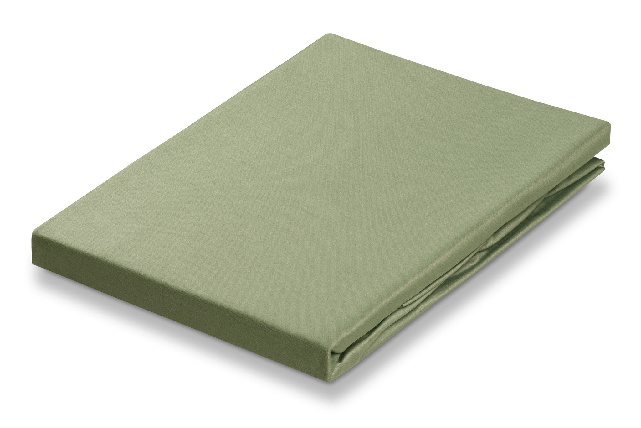 Satin Soft Hoeslaken Light Olive   140 x 200 cm   Groen   Satijnkatoen