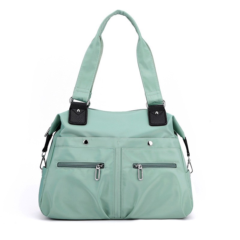 Trendy versatile shopping bag, fashionable travel handbag, lightweight water-resistant nylon bag, new women's shoulder bag