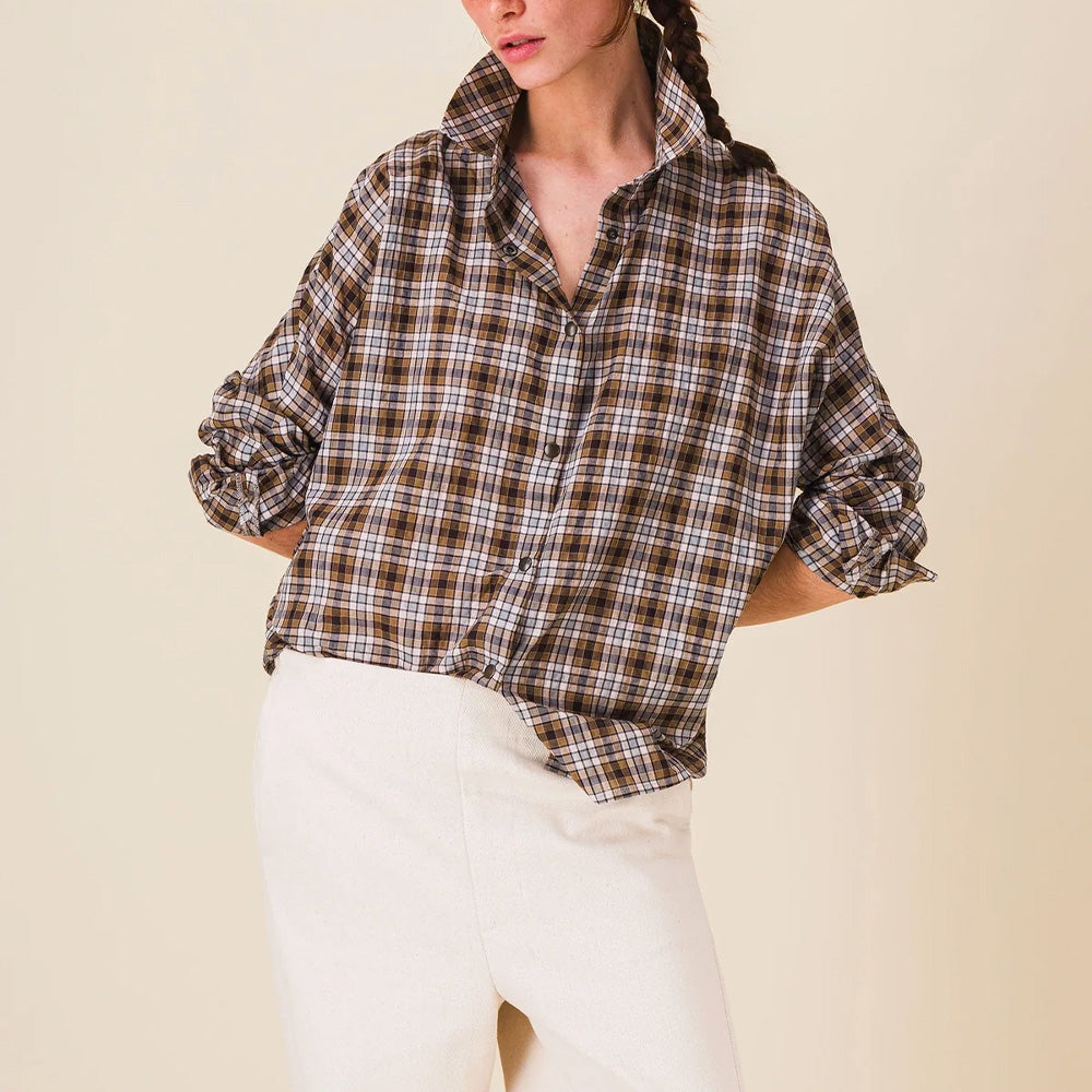 Sixsoeurs - Chemise Neil - Kaki & Rose