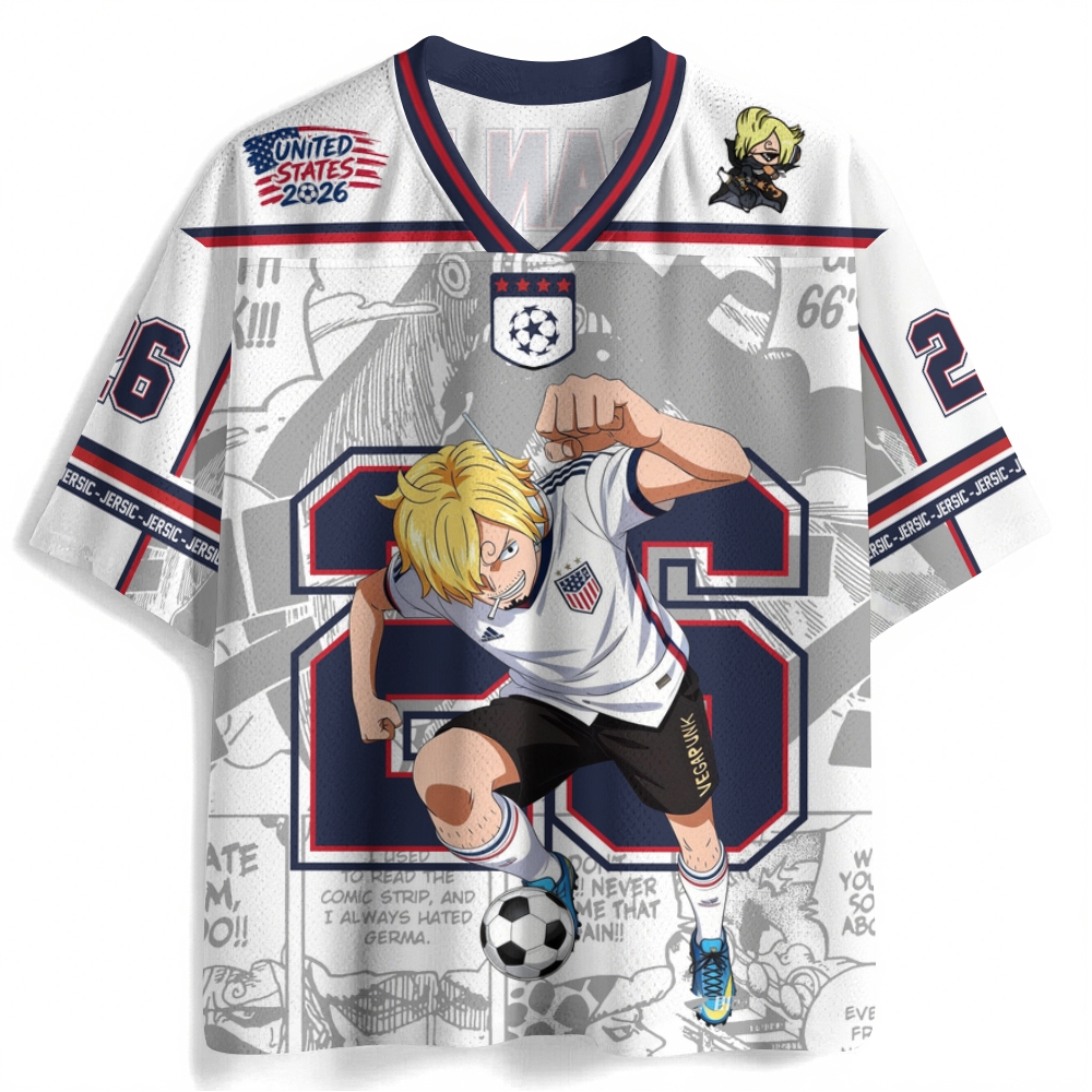 One Piece Anime Football Jersey
