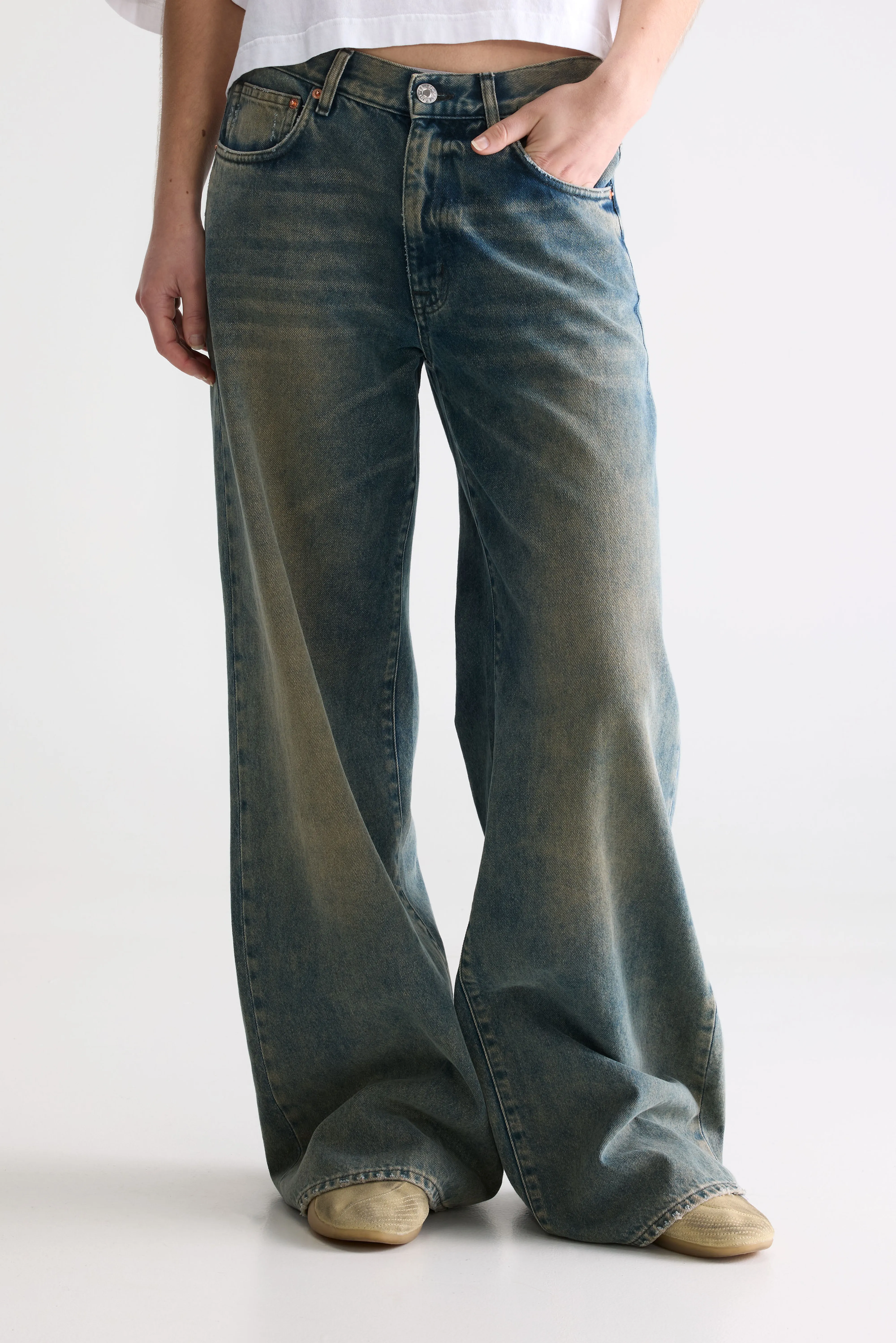 Bellerose Denim N. 97 - wide jeans (261 / W / DUSTY USED BLUE)