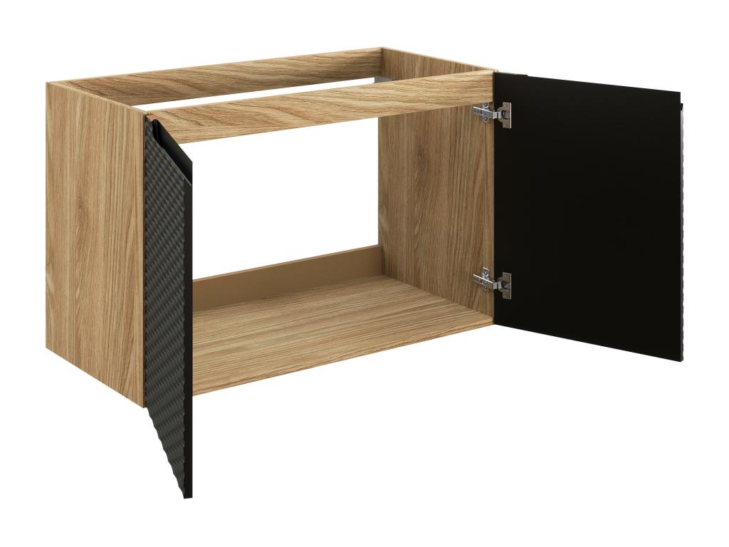 Armario Bajo Lavabos Confortzx CUW90 2D 90x46x57 Negro