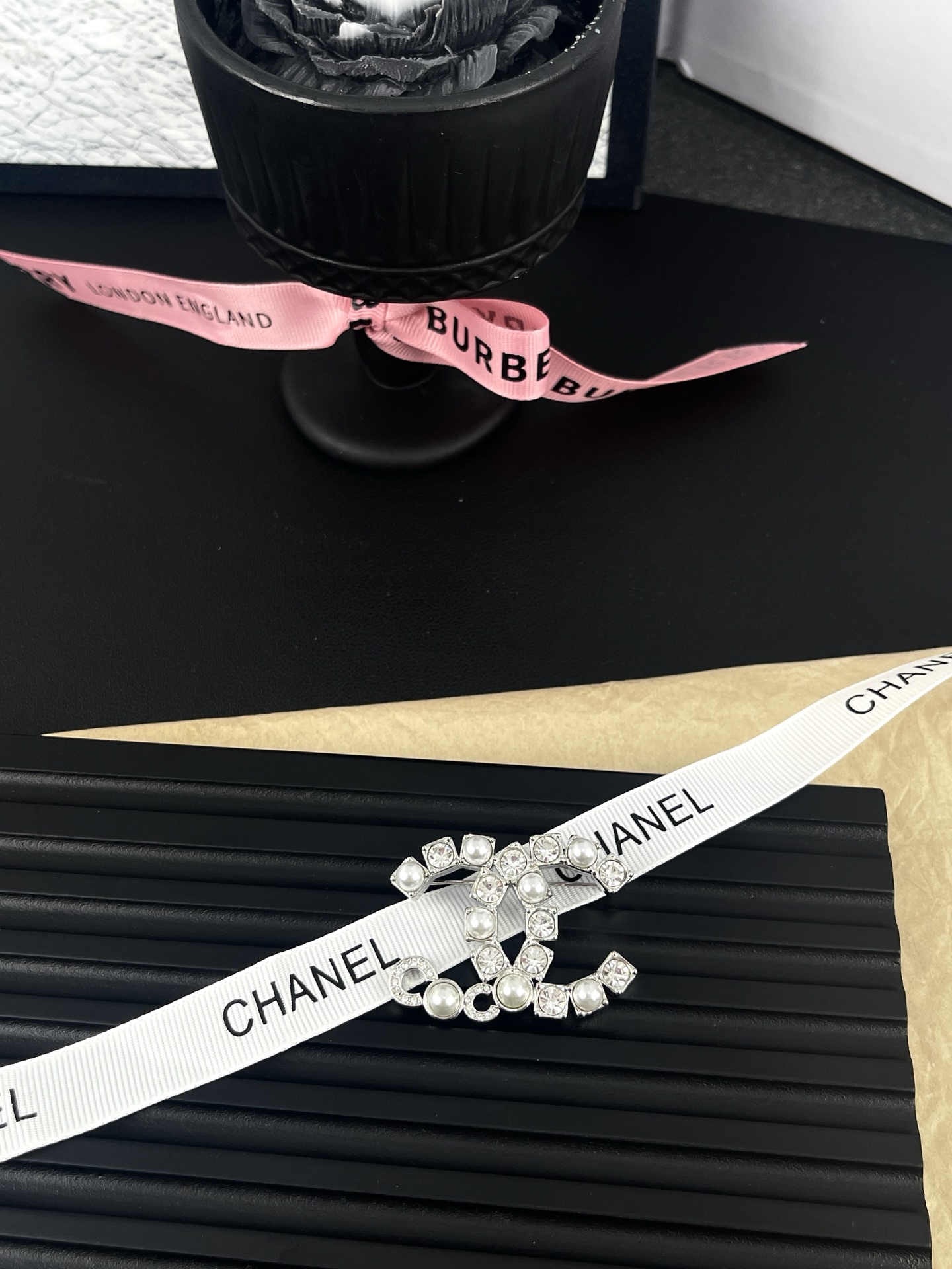 Chanel Rhinestone Pearl Coco Brooch - Original Replica Club
