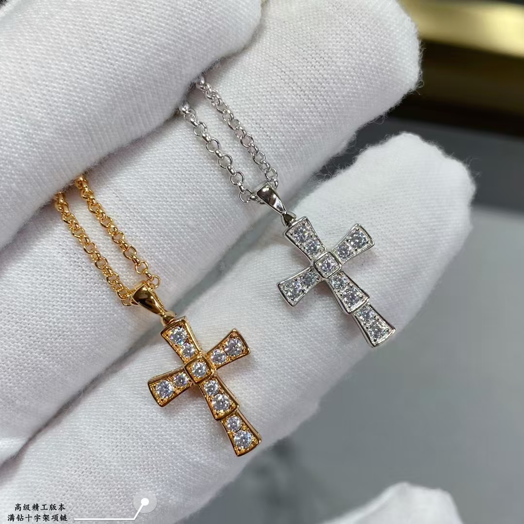 Bvlgari Cross Croce Pendant Necklace - Original Replica Club