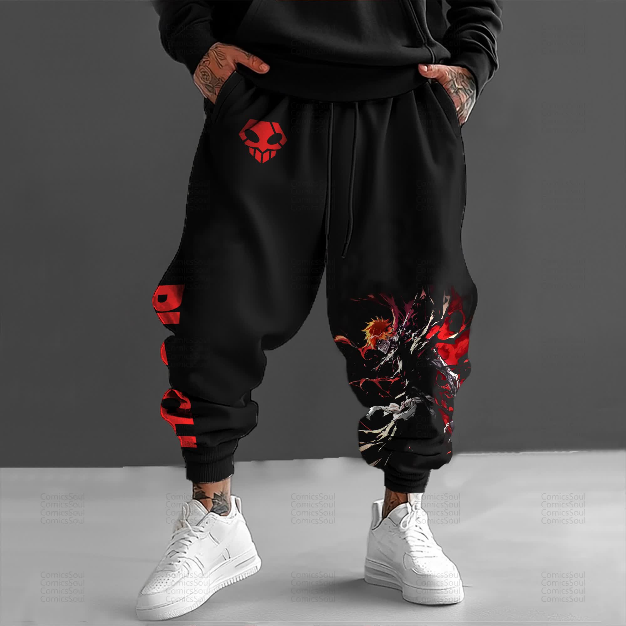 Unisex Anime Inspired Vintage Pants丨Comicssoul