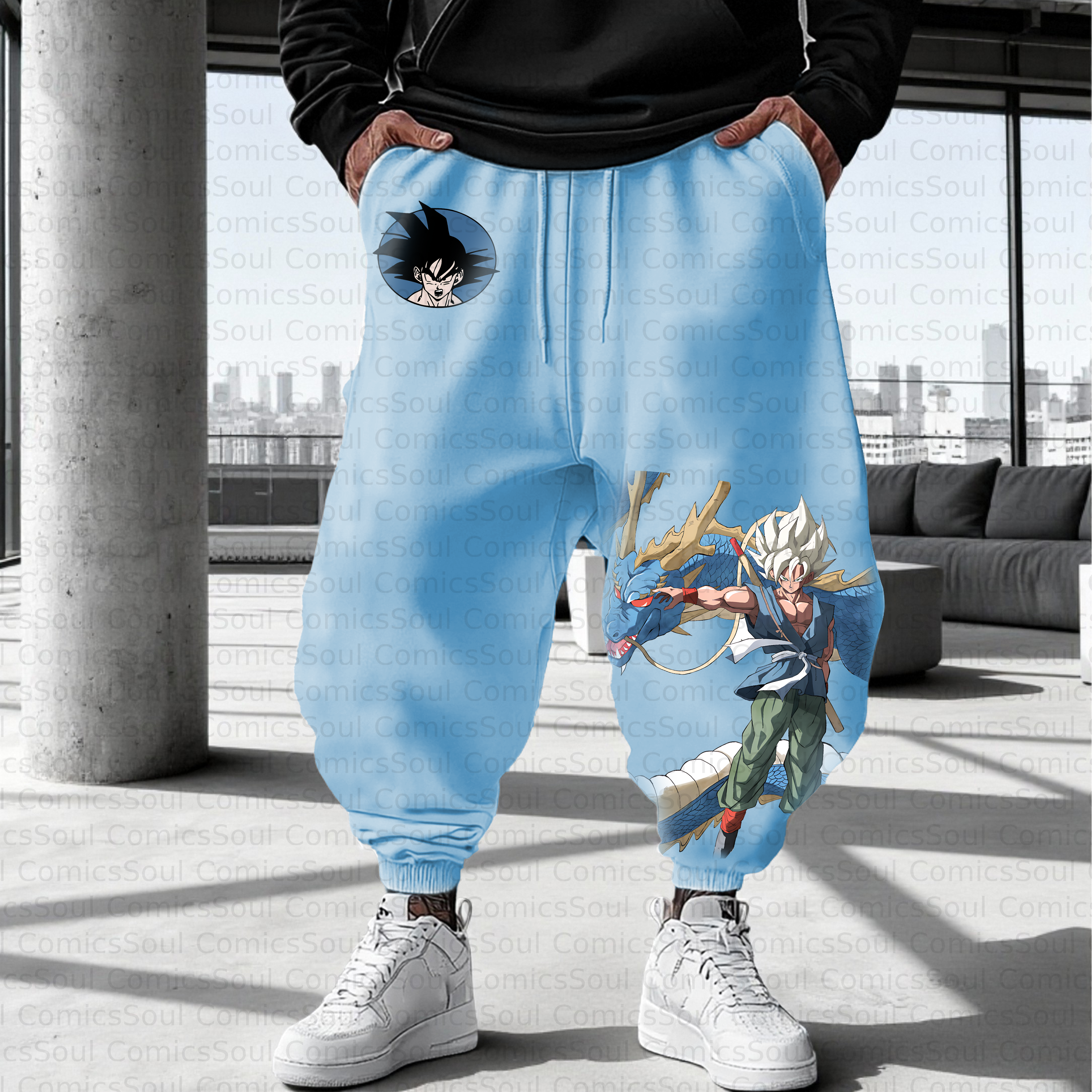Unisex Casual Anime Streetwear Pant