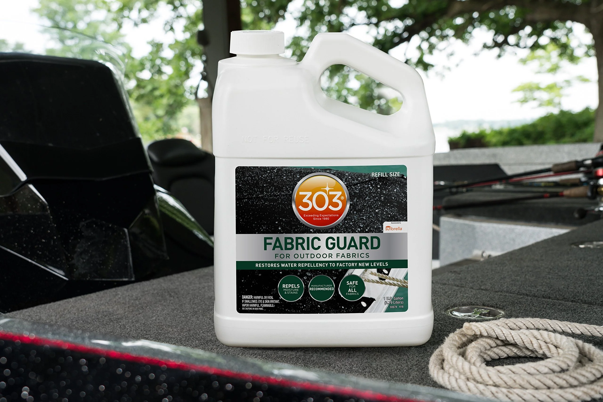 303 (30674) Fabric Guard, Upholstery Protector, Water and Stain Repellent, 128 fl. oz. - Image 2