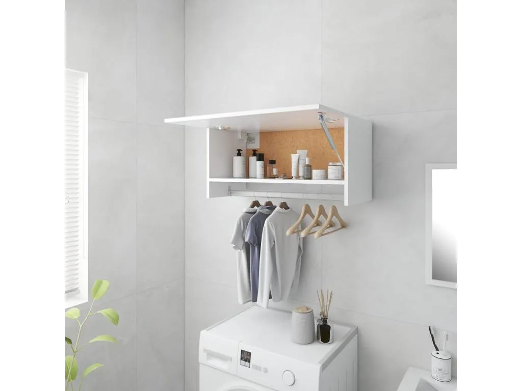Armario blanco 70x32.5x35 cm de Mueblesclasic contrachapada