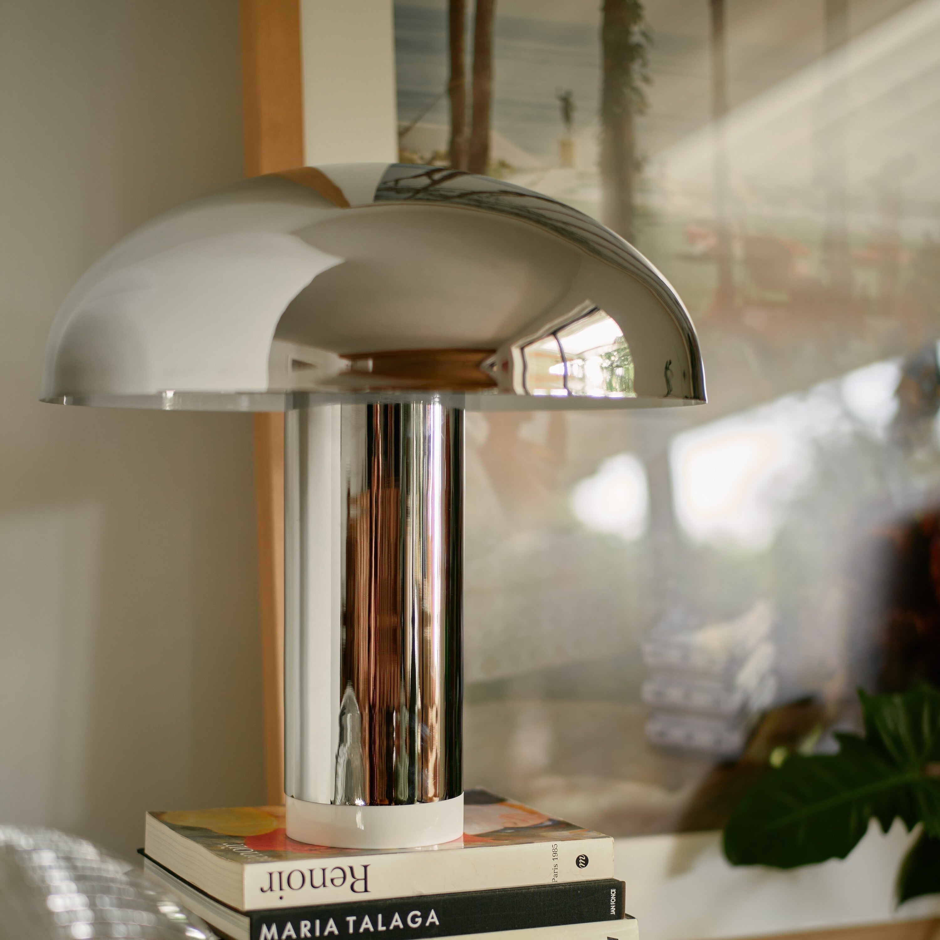 HKliving Lounge Tafellamp - Chrome