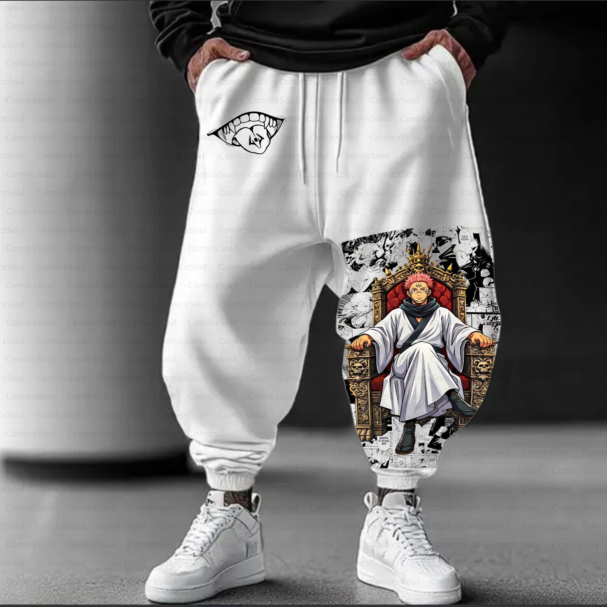 Unisex Casual Anime Streetwear Pant