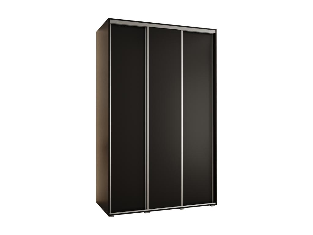 ARMARIO Nestleare 1 DE PUERTAS CORREDERAS 235 - 2/160/45 3 puertas Negro/Negro/Plata