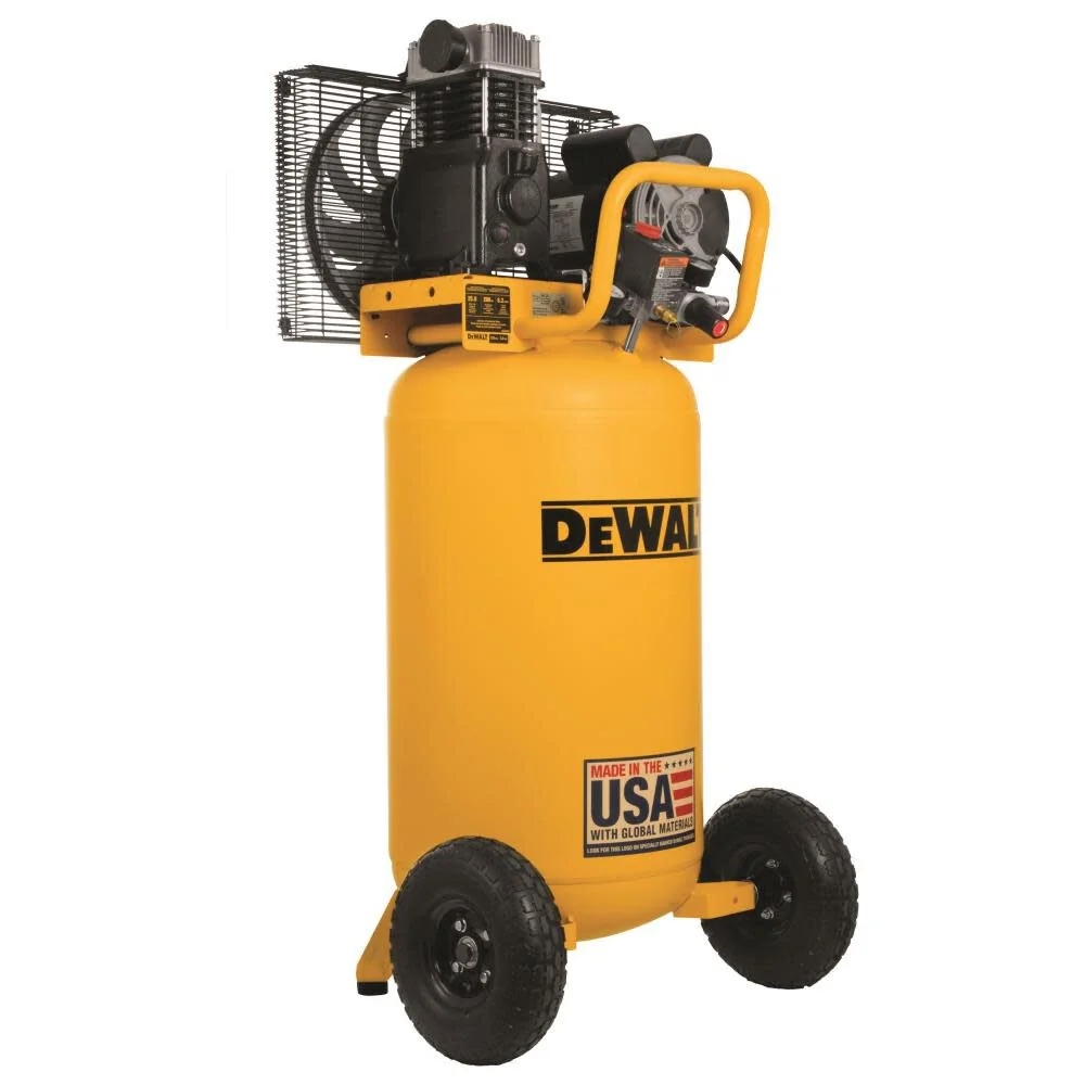 DEWALT 25 Gallon 200 PSI Portable Vertical Electric Air Compressor - DXCM251 - Image 2 DEWALT 25 Gallon 200 PSI Portable Vertical Electric Air Compressor - DXCM251 - Image 2