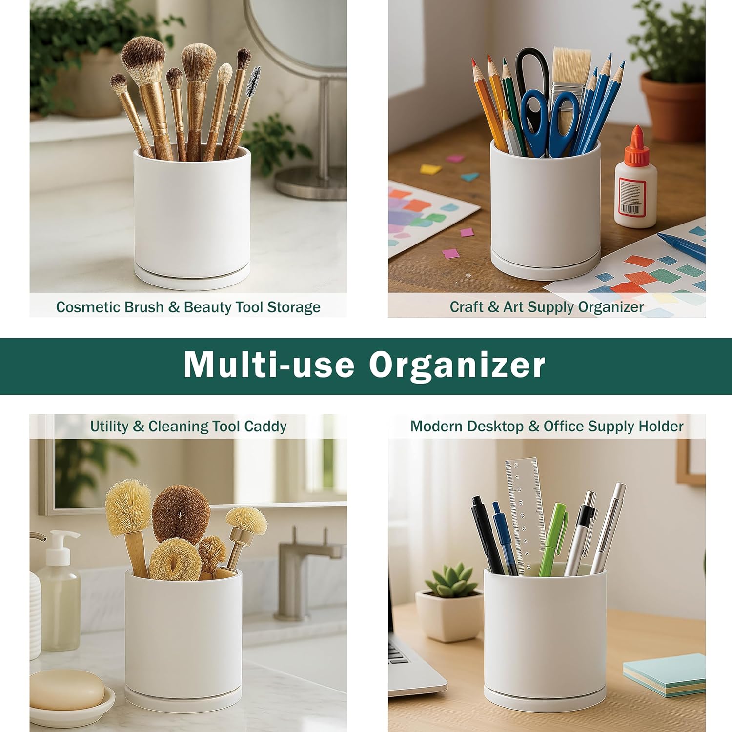 D'vine Dev 360° Rotating Utensil Holder Set – 7.2