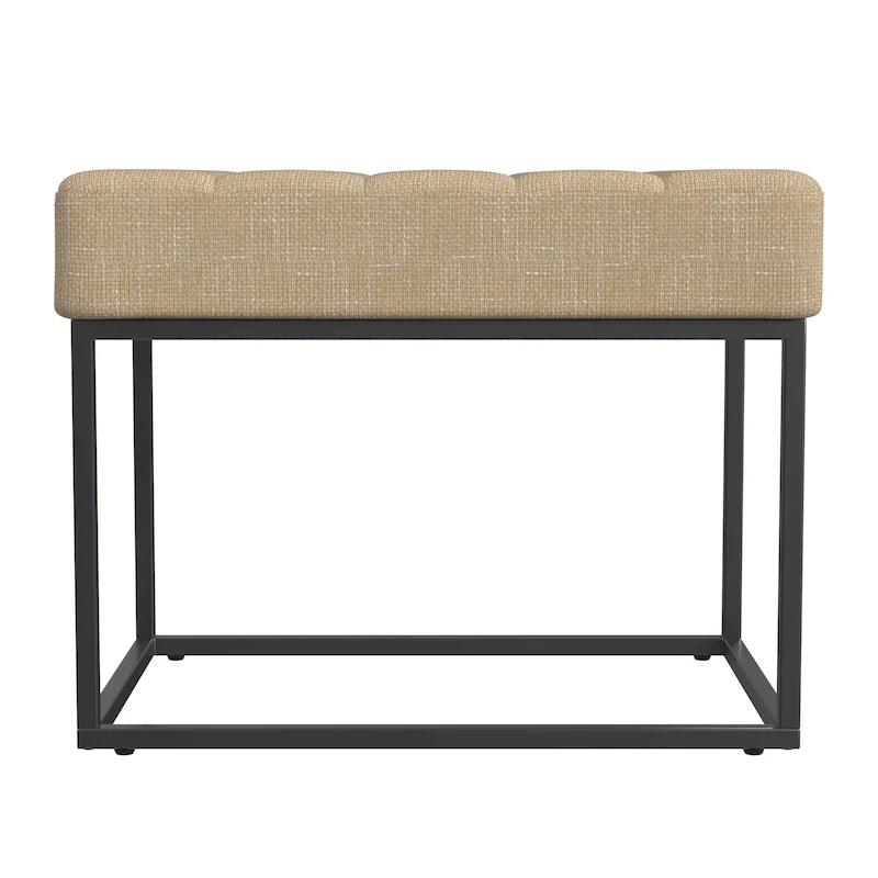 HomePop Theodore Upholstered Ottoman