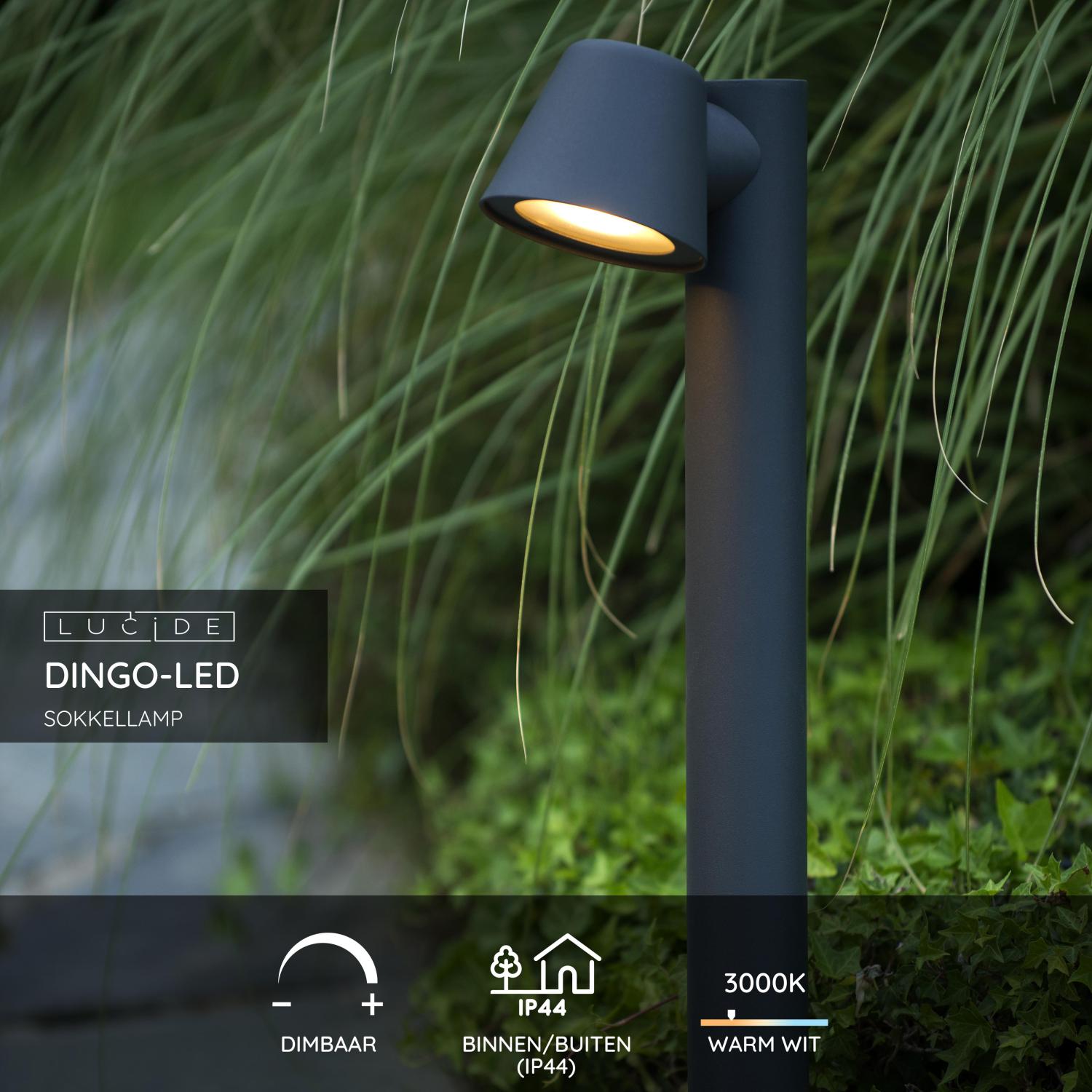 Lucide DINGO-LED Sokkellamp - Antraciet