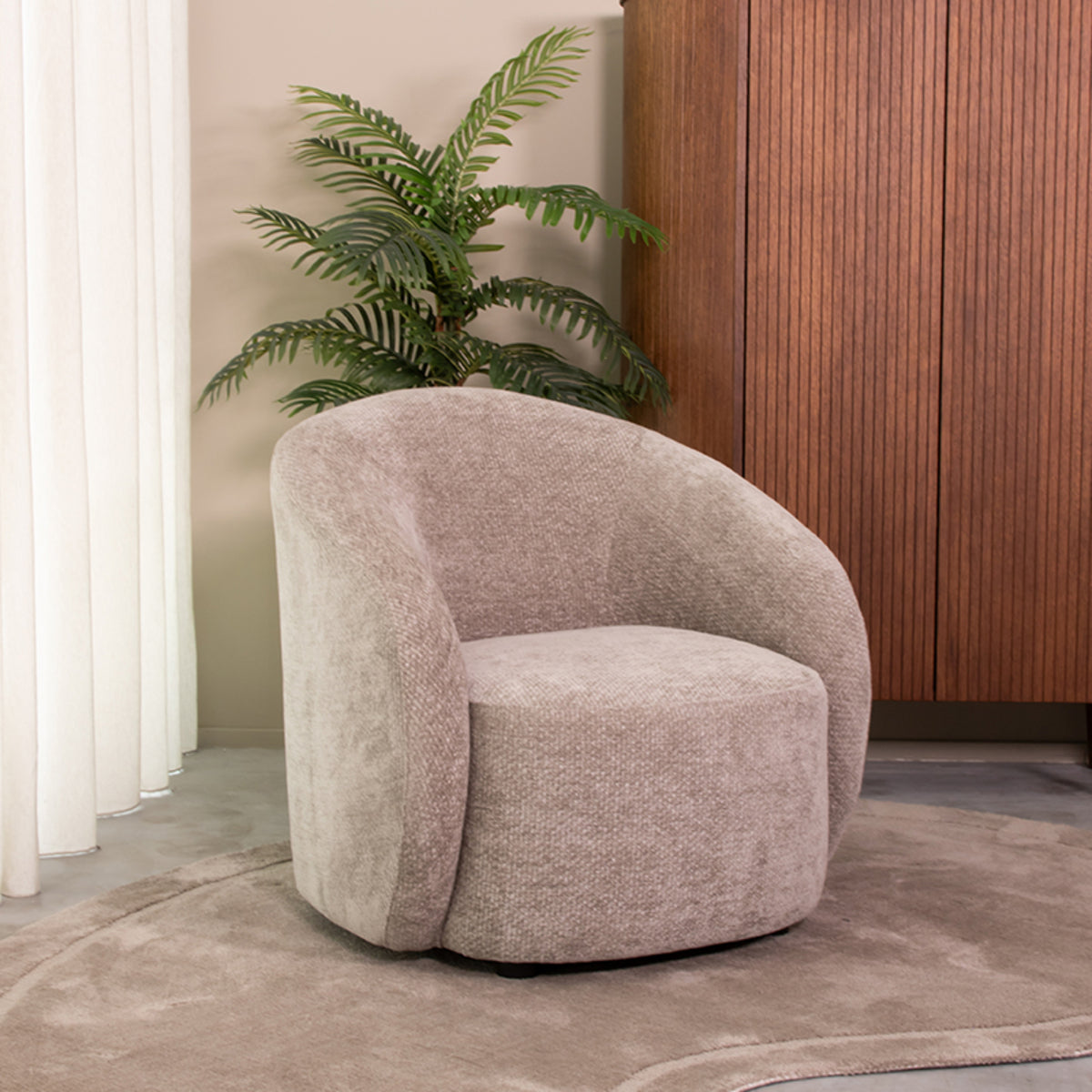 LABEL51 - Fauteuil Alby - Stone Elite