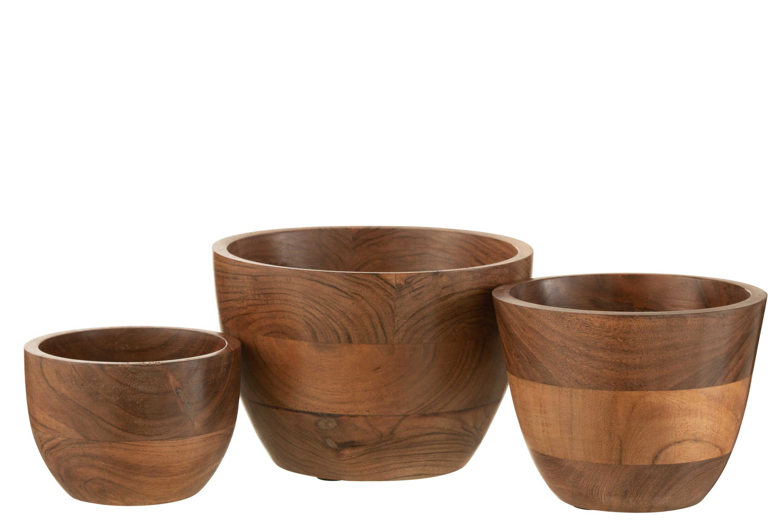 J-Line kom Kota Acacia - hout - naturel - large