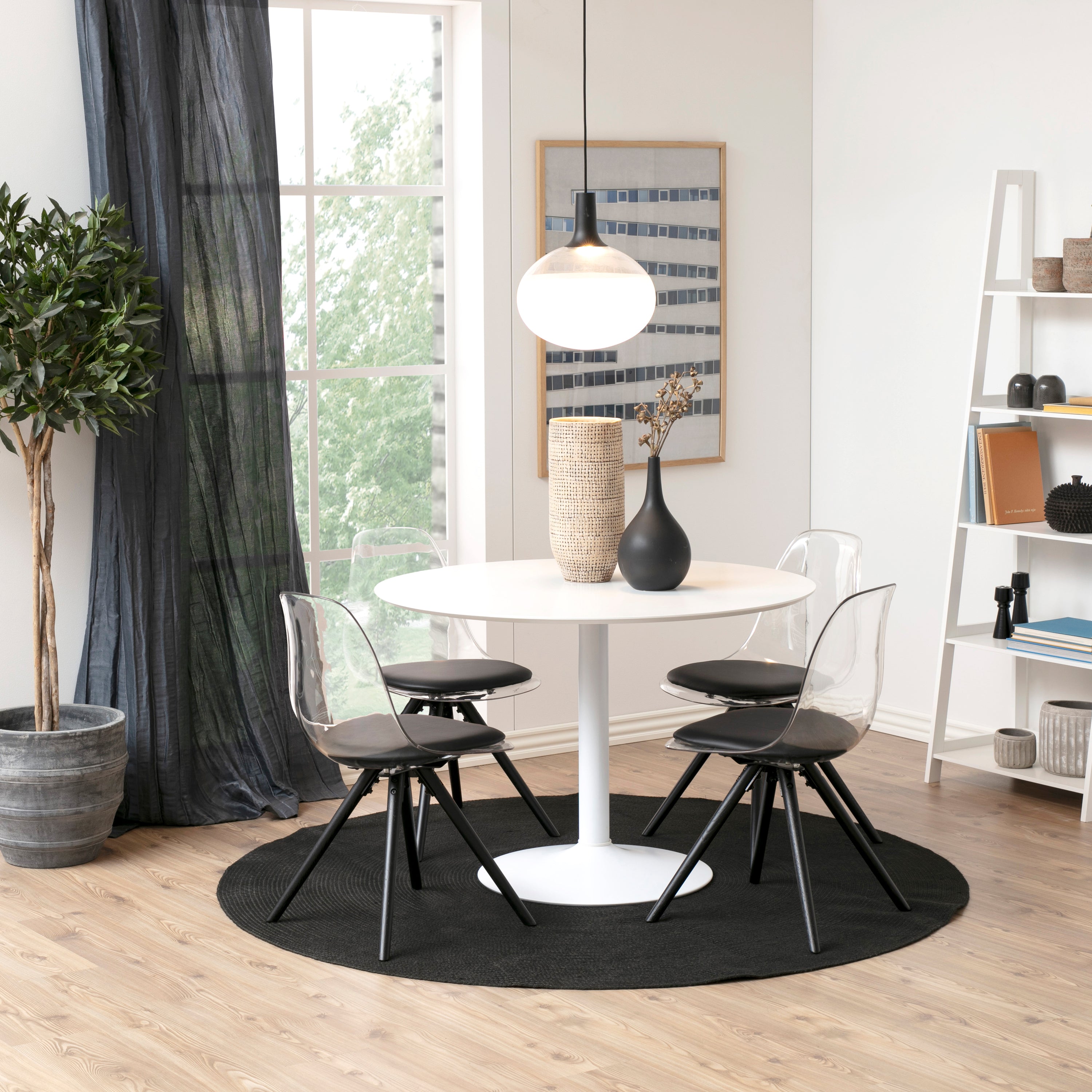 Blokker basic Anderson Eettafel - Ø 110 cm - Wit