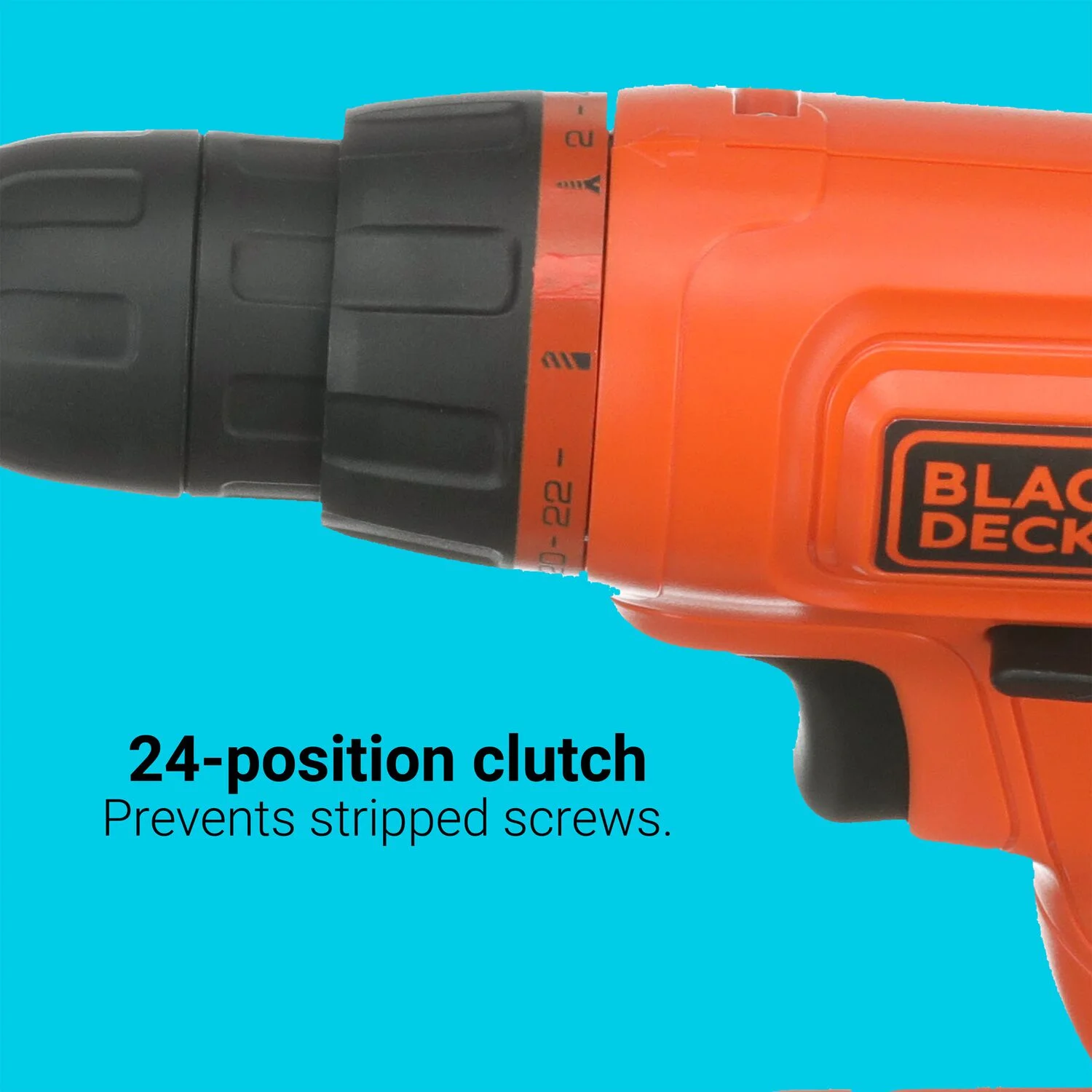 BLACK+DECKER 20V Cordless Drill, 1.5 Amps, 100 Piece Set, Battery and Charger Included - Image 3