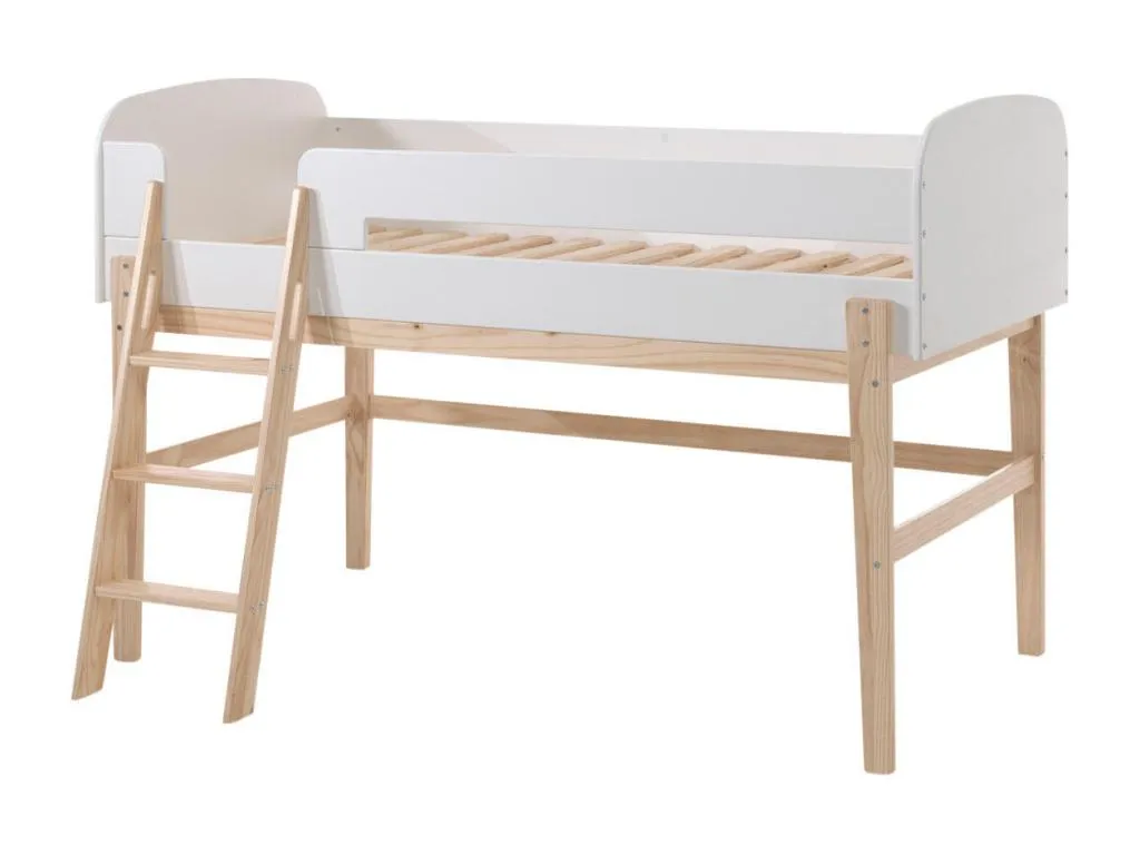 Cama alta Cosinor 130x205x120 blanco biu3454092