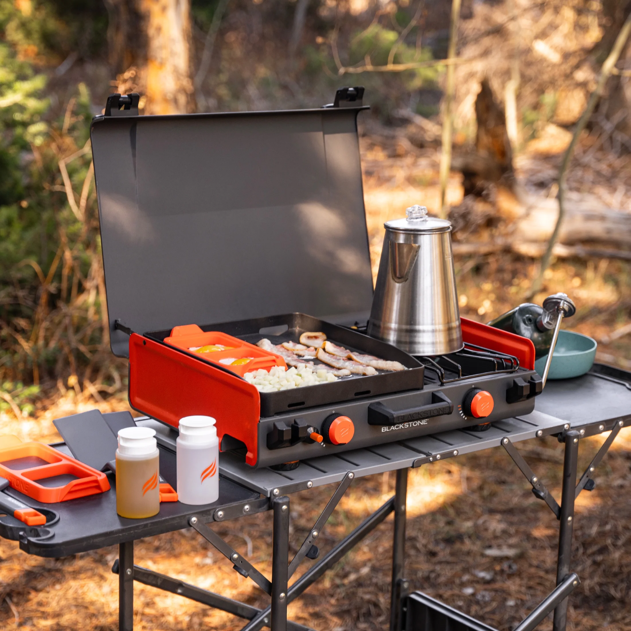 Blackstone Adventure Ready 12"x14- Propane Camping Griddle with Side Burner - Image 14