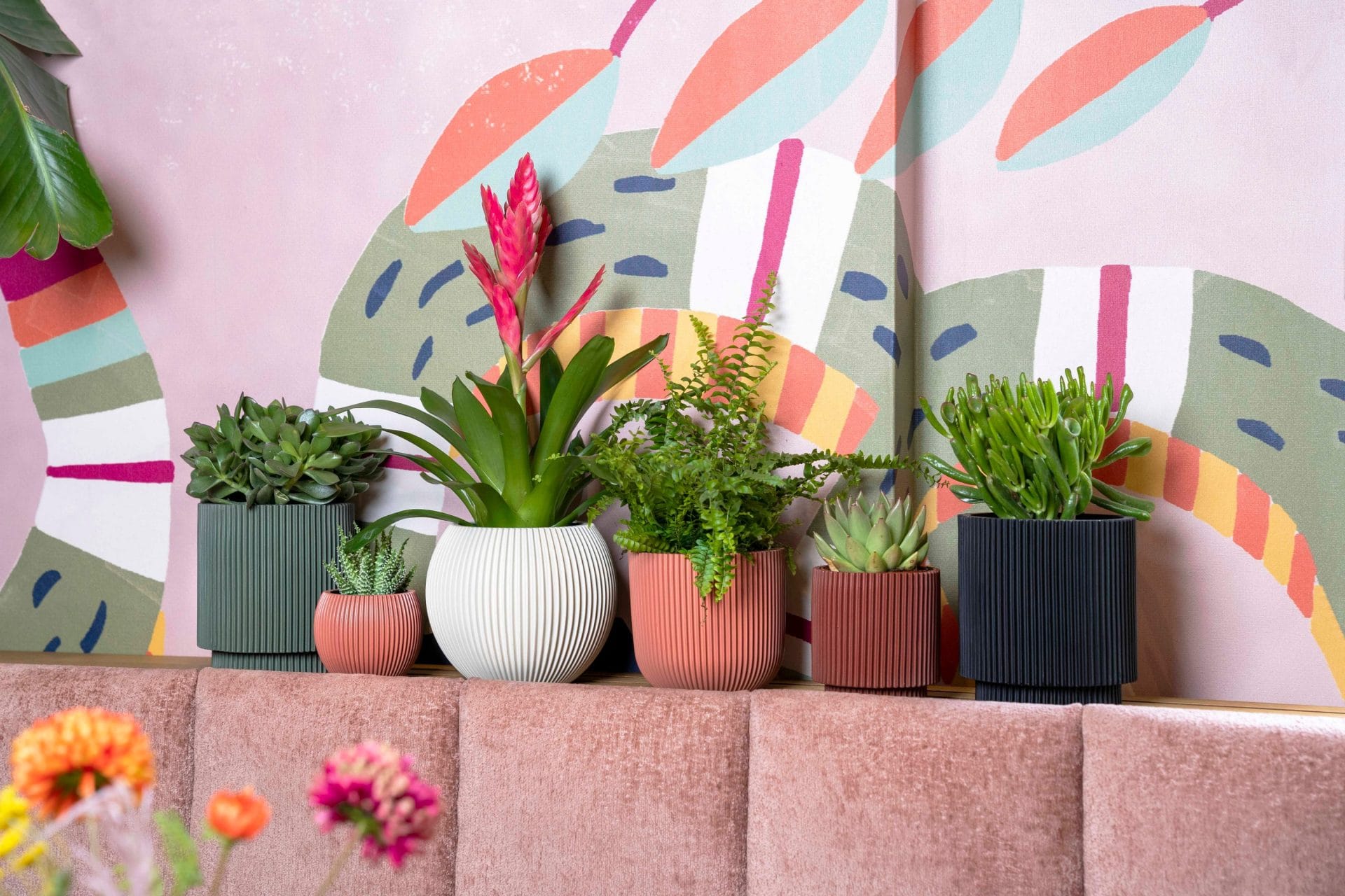 Capi Europe - Pot bol Groove - 24x21 - Grafietgrijs